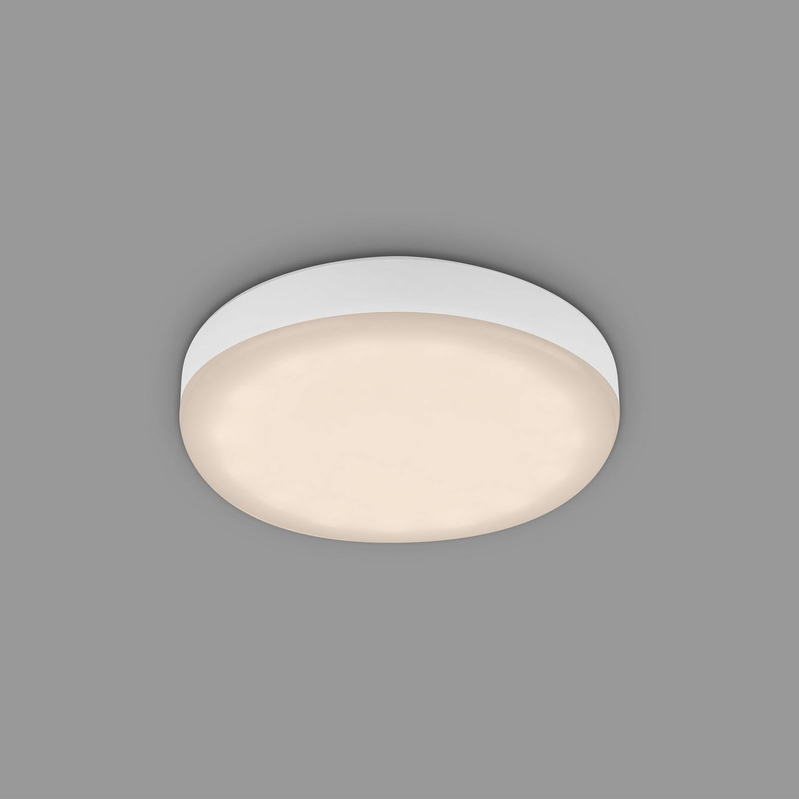 Briloner Plat LED inbouwspot, wit, Ø 7,5 cm, 3.000K – Lampen24