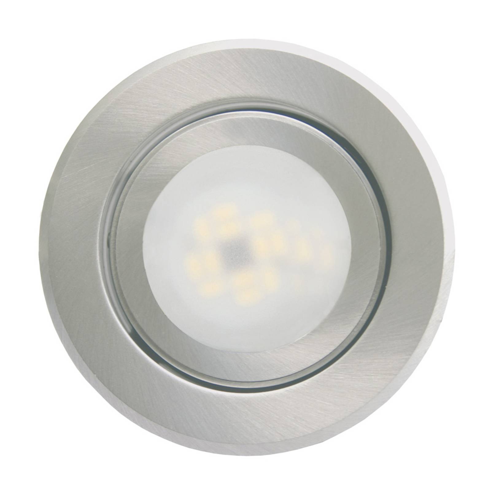 Busch Inbouwlamp Joanie met LED, alu geborsteld – Lampen24
