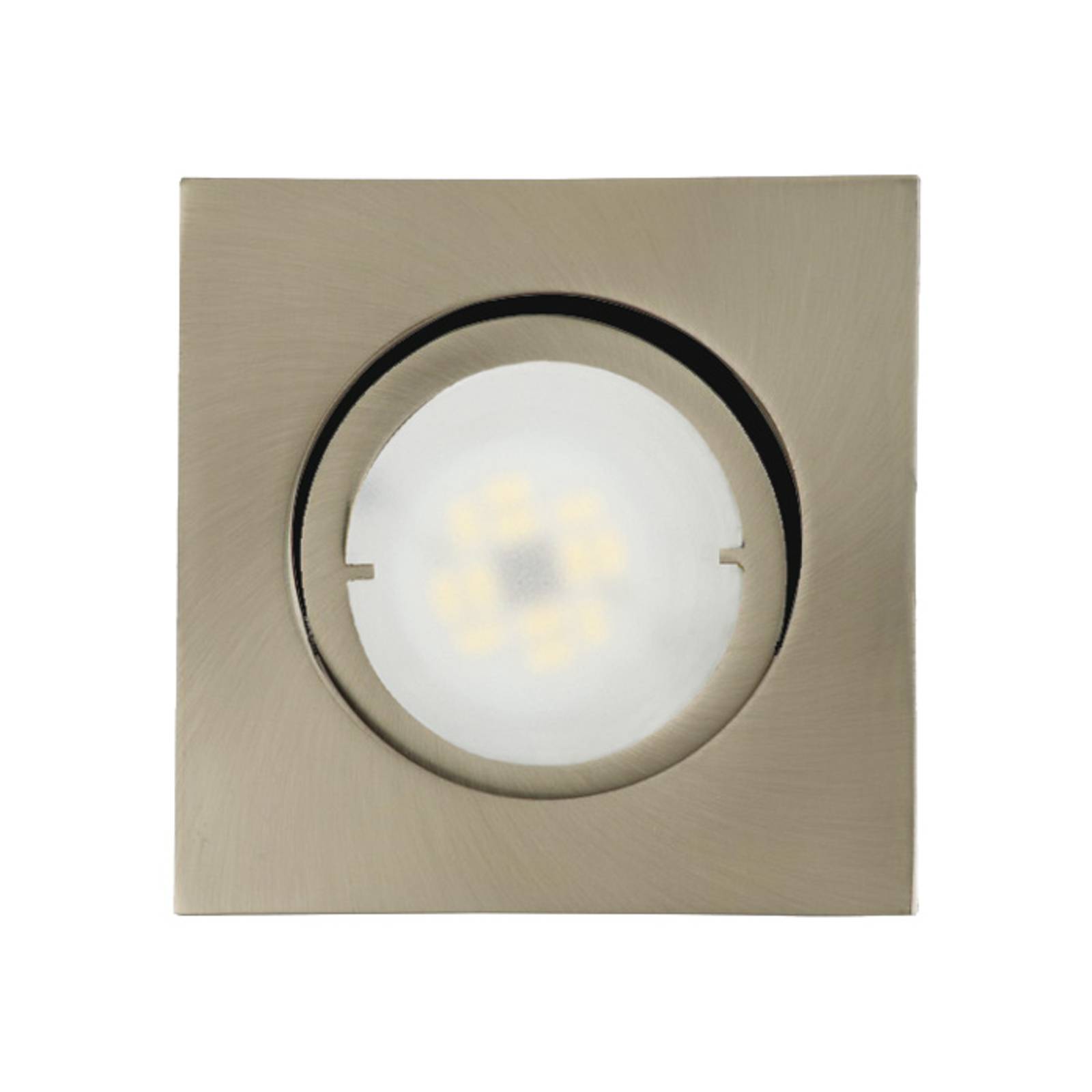 Busch Joanie – LED inbouwlamp, ijzer geborsteld – Lampen24