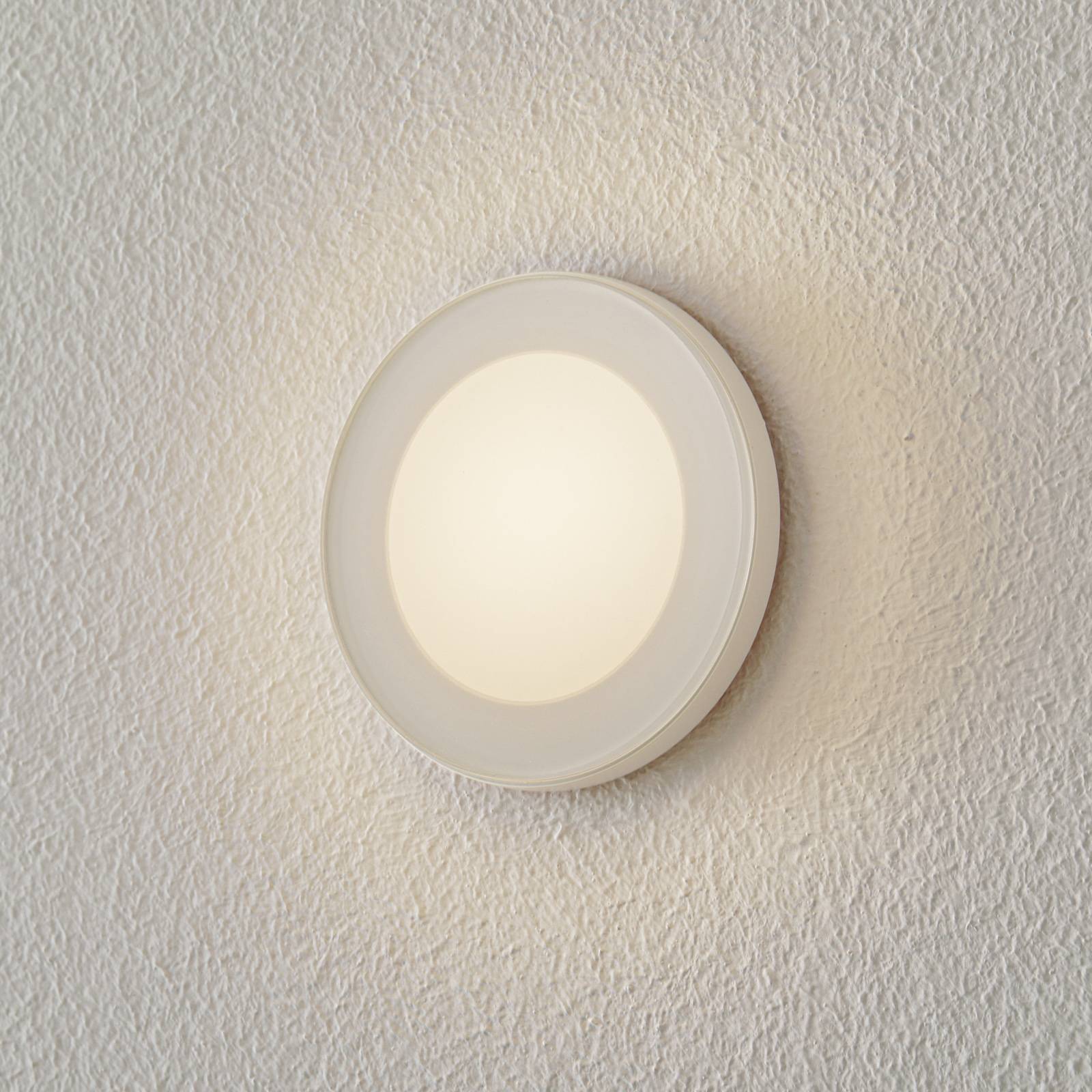 BEGA Accenta wandinbouw rond ring wit 160lm – Lampen24