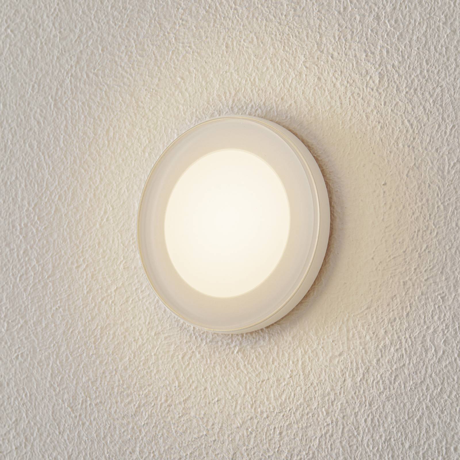 BEGA Accenta wandinbouw rond ring wit 315lm – Lampen24
