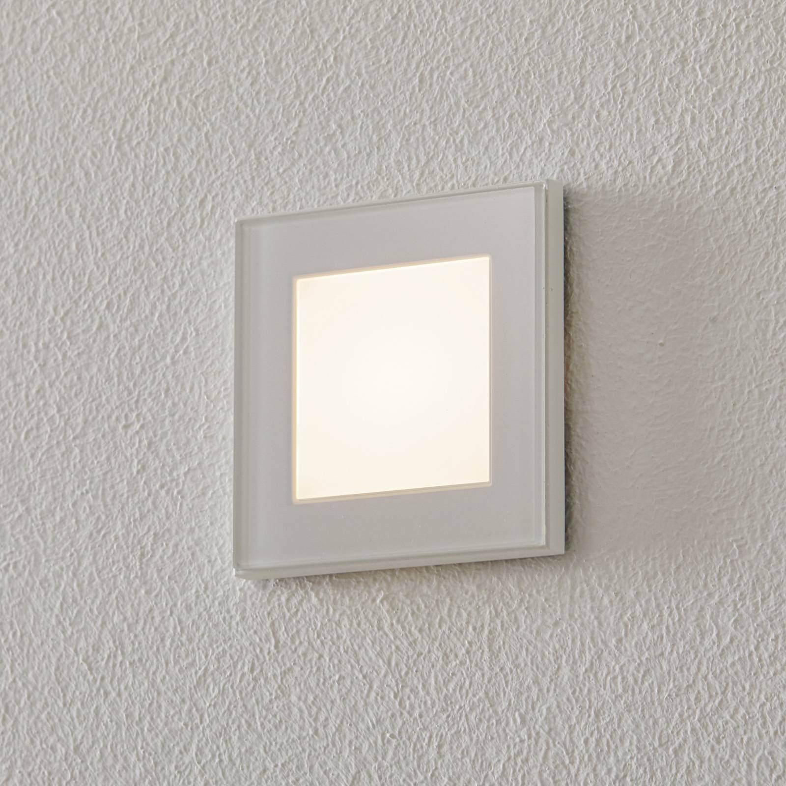 BEGA Accenta wandinbouw hoekig ring wit 315lm – Lampen24