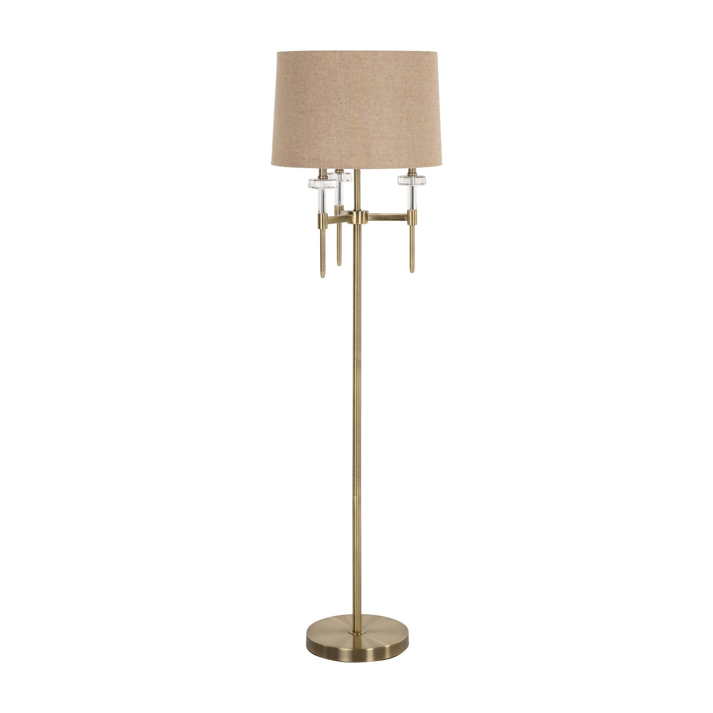 Richmond Vloerlamp Josie 161cm hoog - Brushed Gold