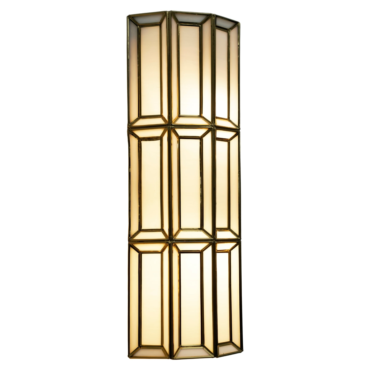 Richmond Wandlamp Opal - Brass Antique
