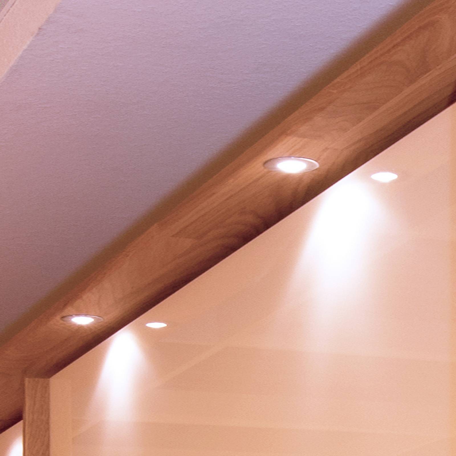 Deko-Light Plafond inbouwlamp Punto Lumi, wit, 1 W, 3.000 K – Lampen24