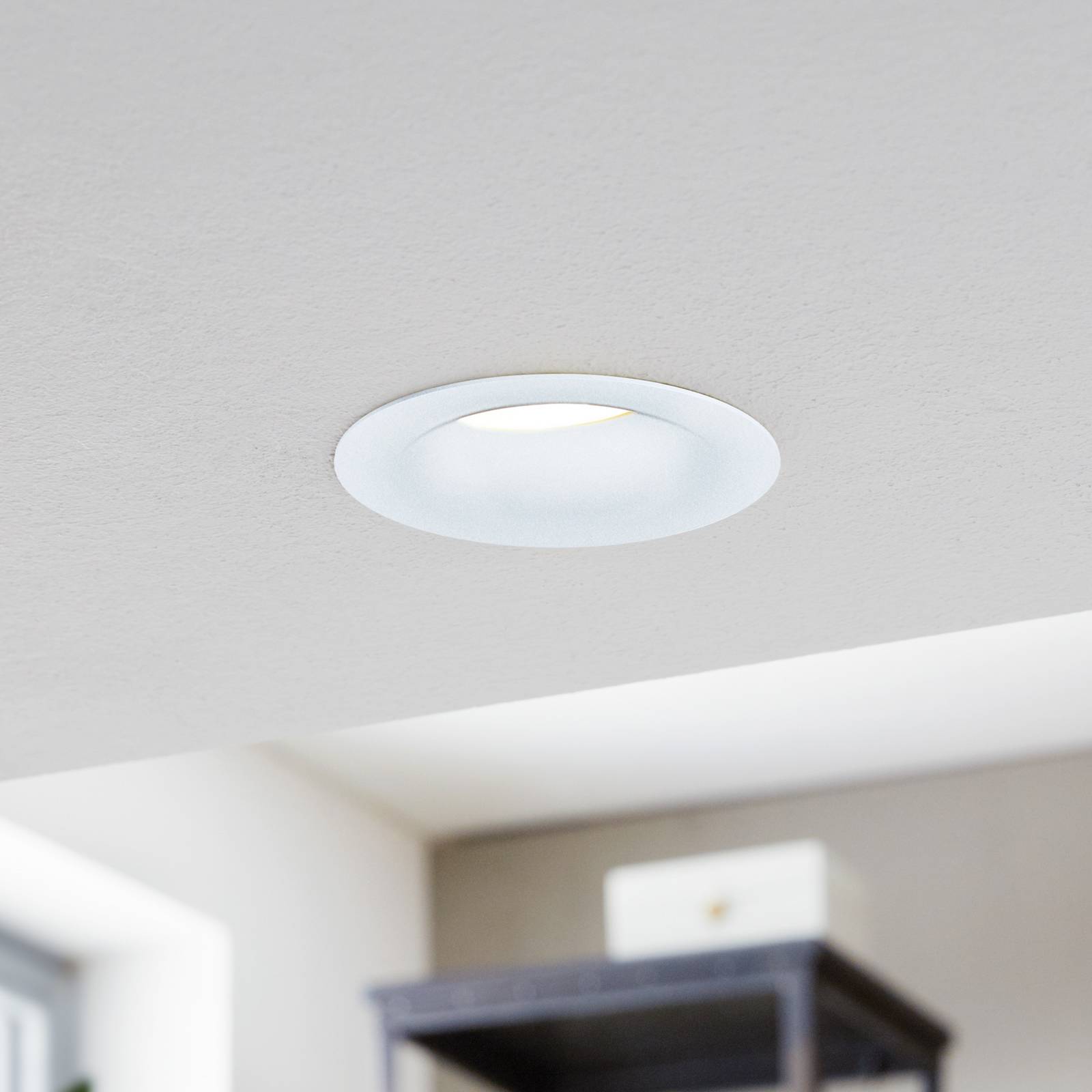 EGLO LED inbouwspot Saliceto rond stijf 2.700K wit – Lampen24