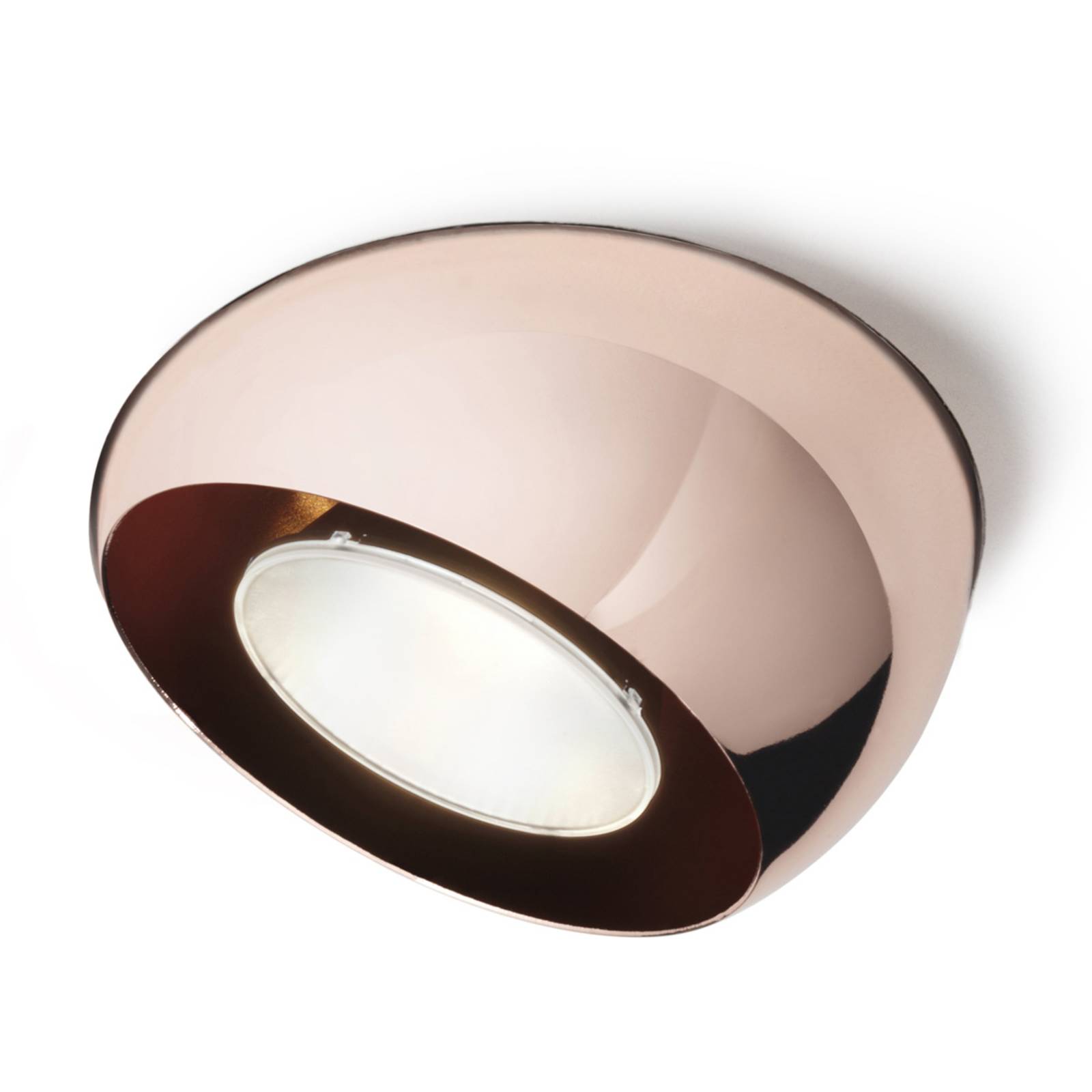 Fabbian LED inbouwspot Tools in koperen uitvoering – Lampen24