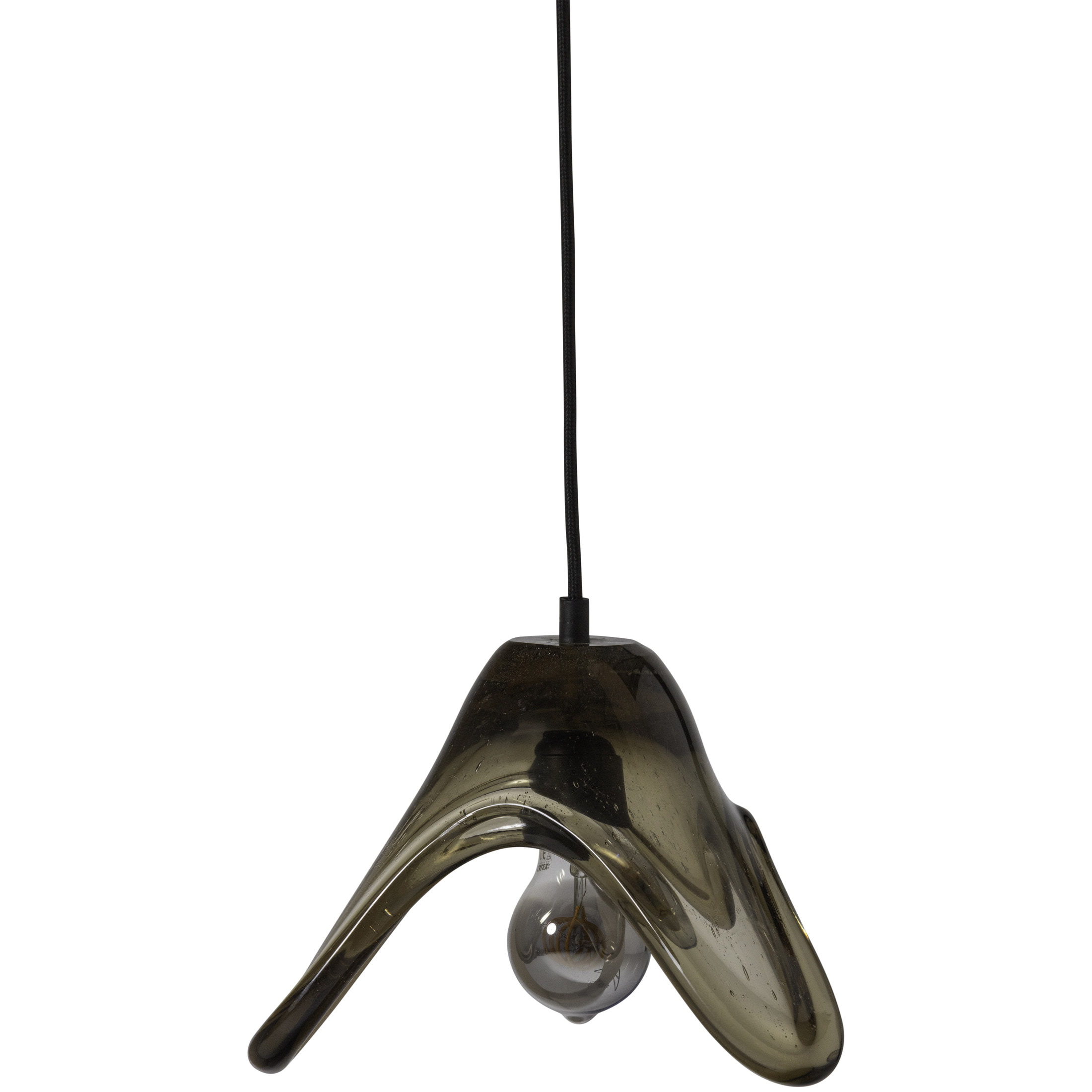 WOOOD Hanglamp Elle Glas - Groen