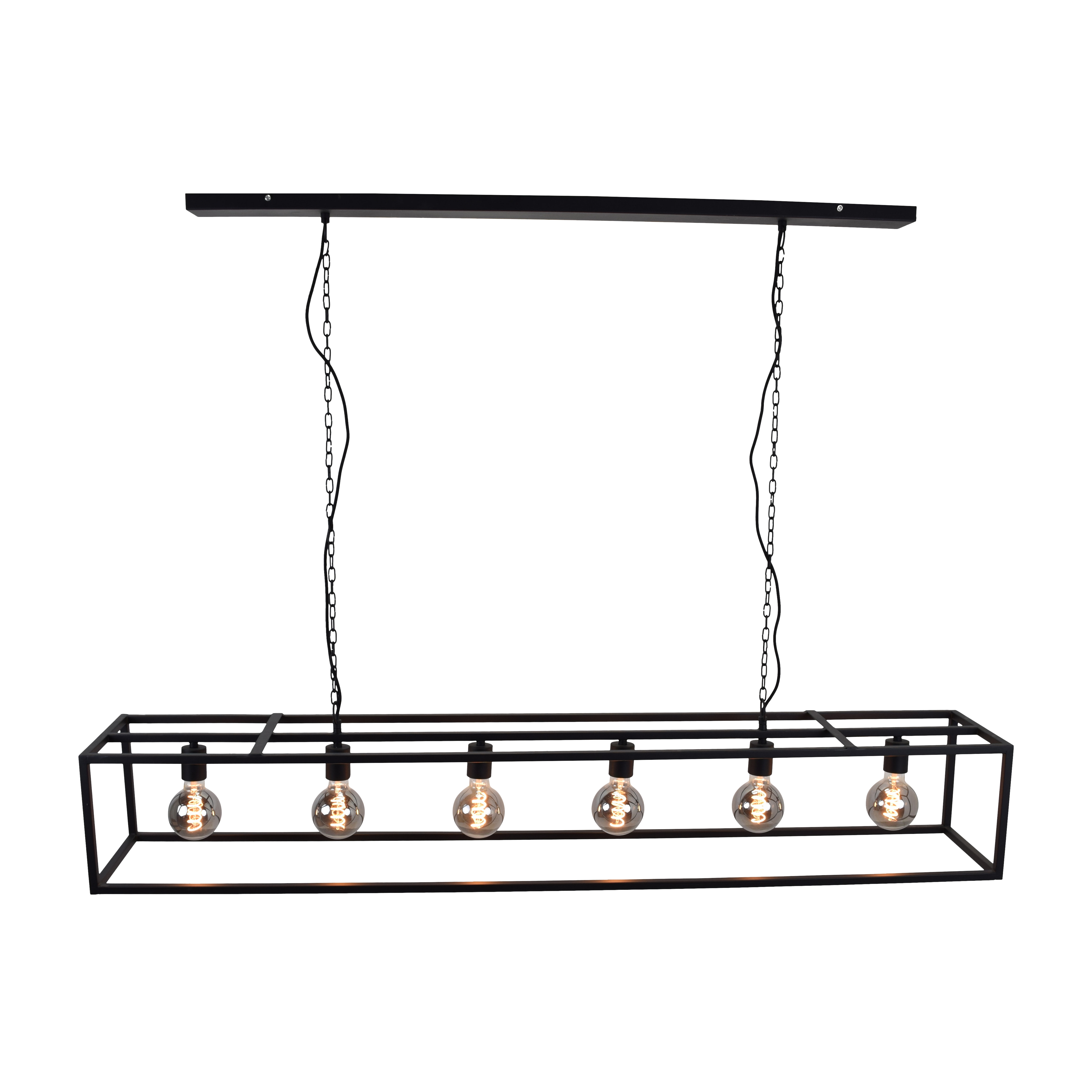 Urban Interiors Hanglamp Frame XL 6-lamps - Zwart