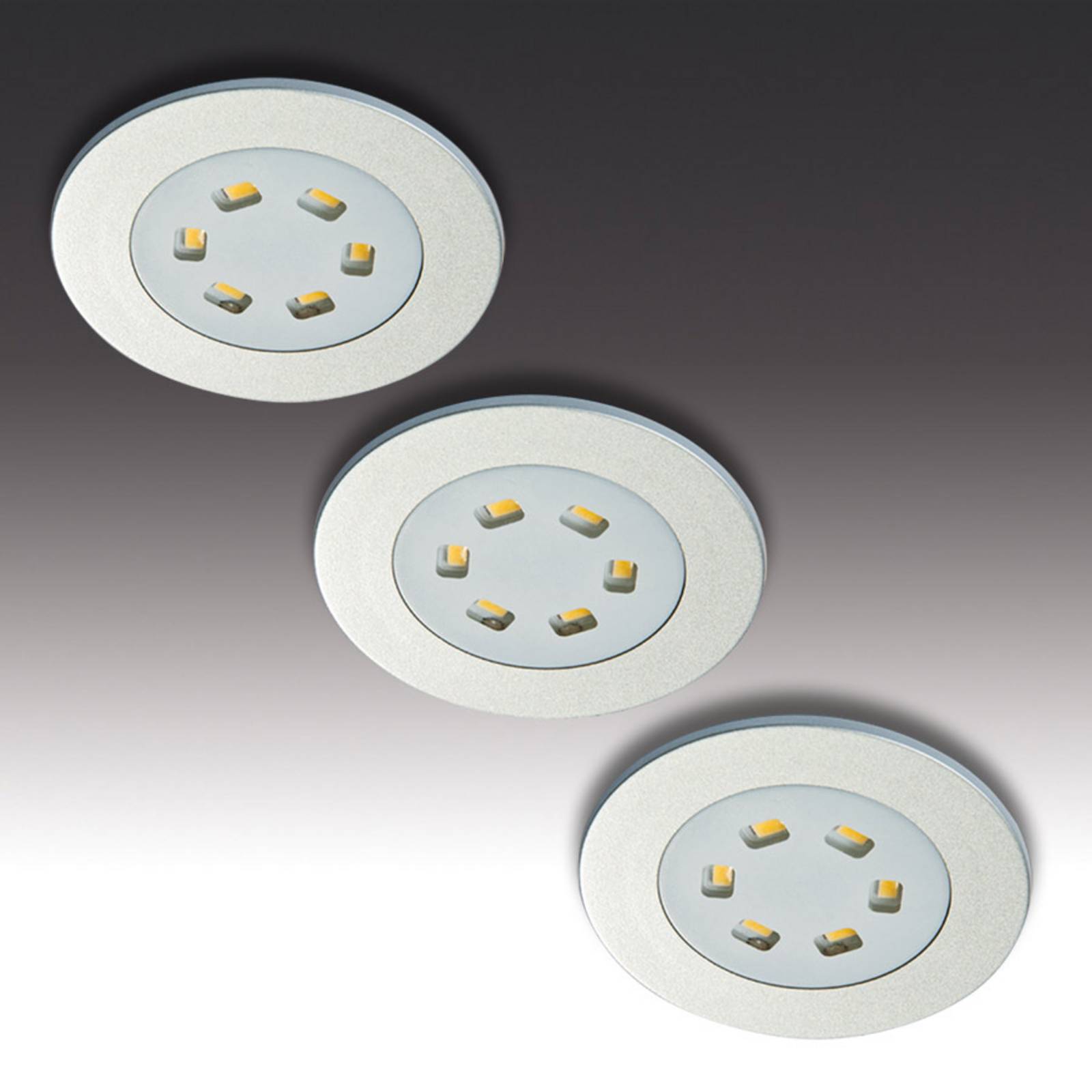 Hera Set van 3 LED inbouwlamp R 55 – Lampen24