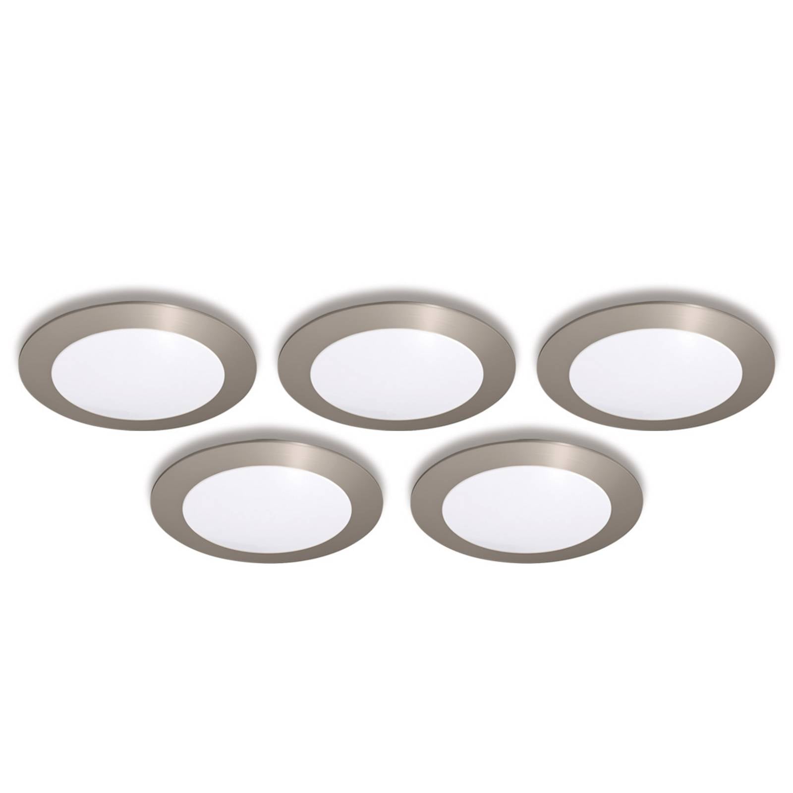 Hera Inbouwlamp FR 68-LED 5 per set warmwit – Lampen24