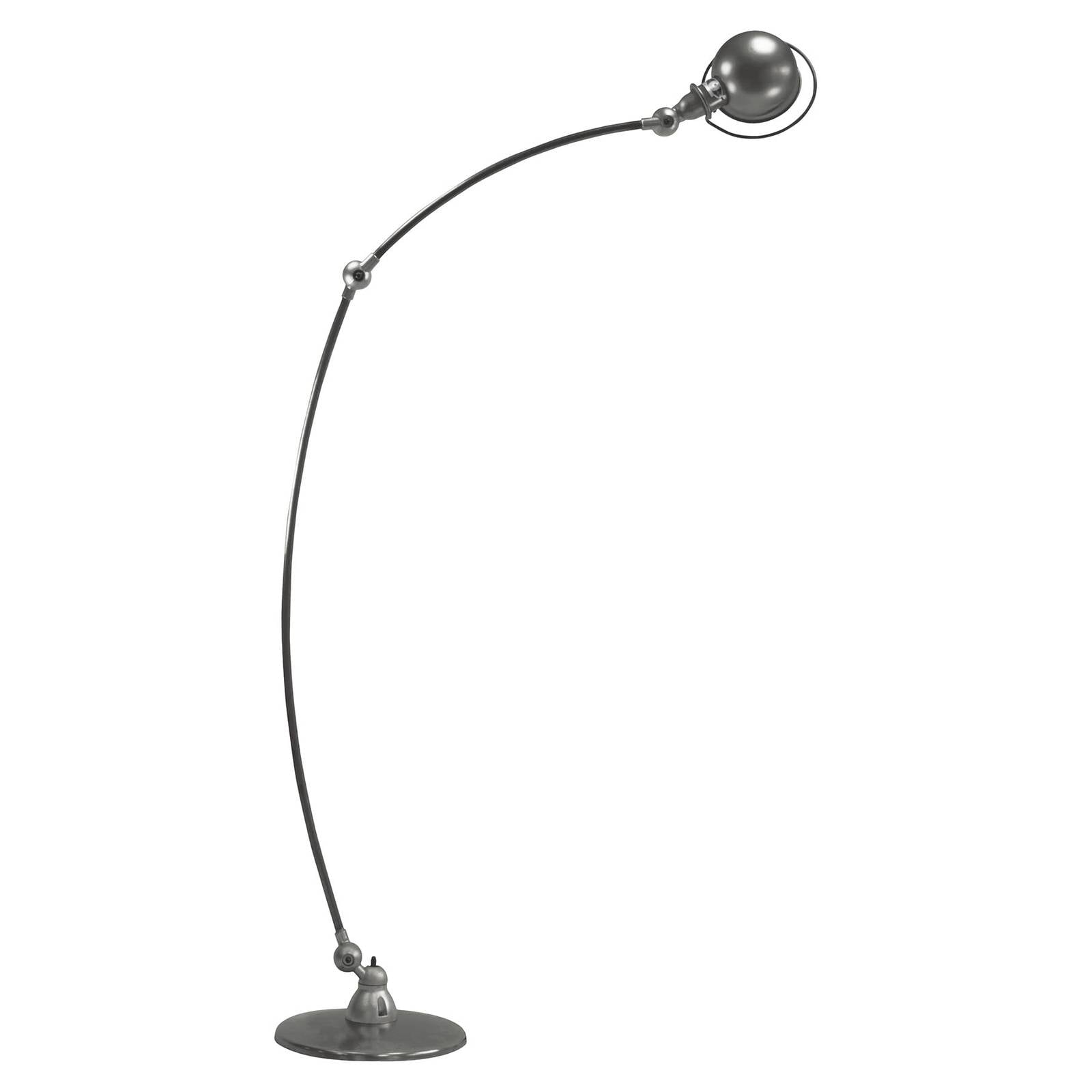 Jieldé Loft C1260 boogvloerlamp, grijs – Lampen24
