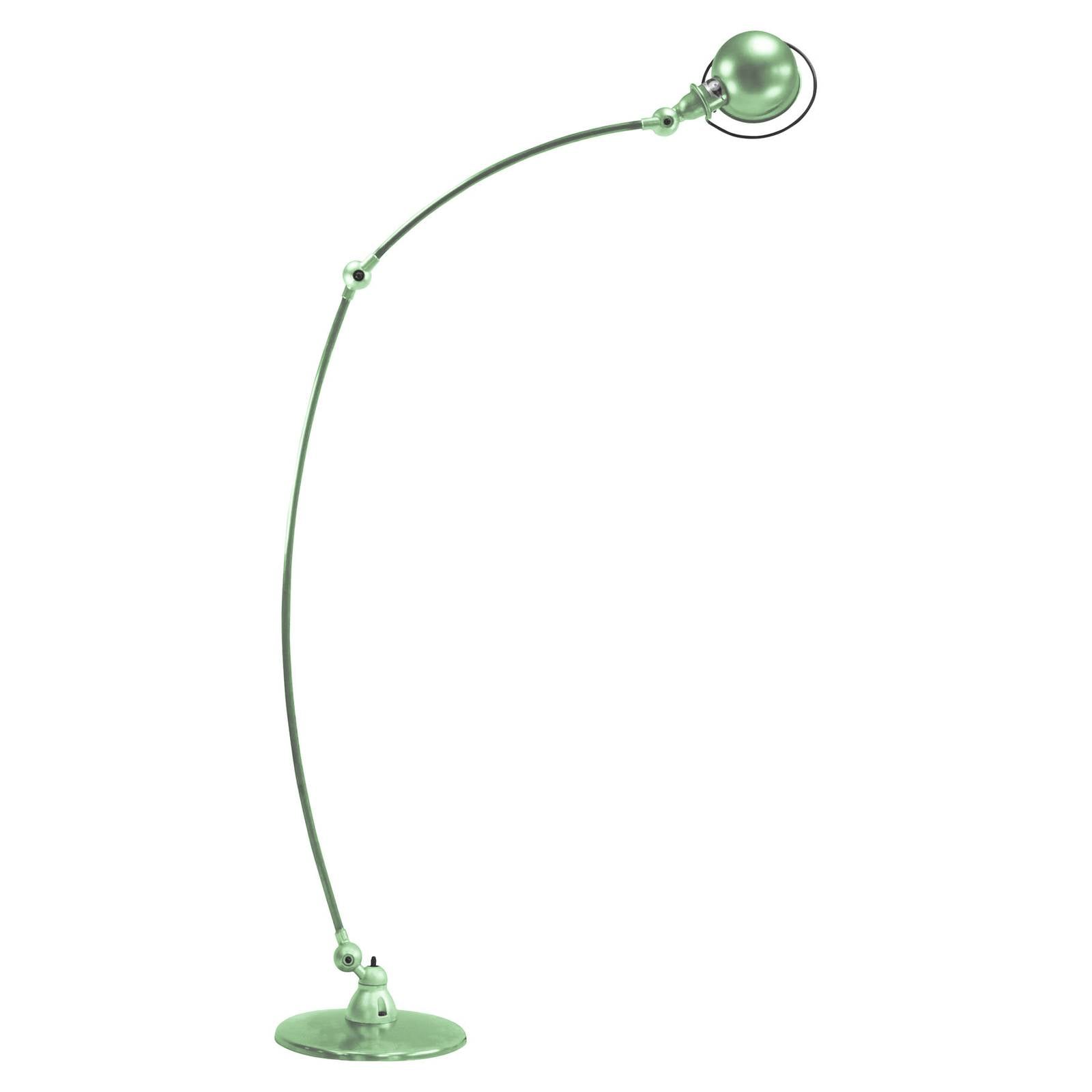 Jieldé Loft C1260 boogvloerlamp, mintgroen – Lampen24