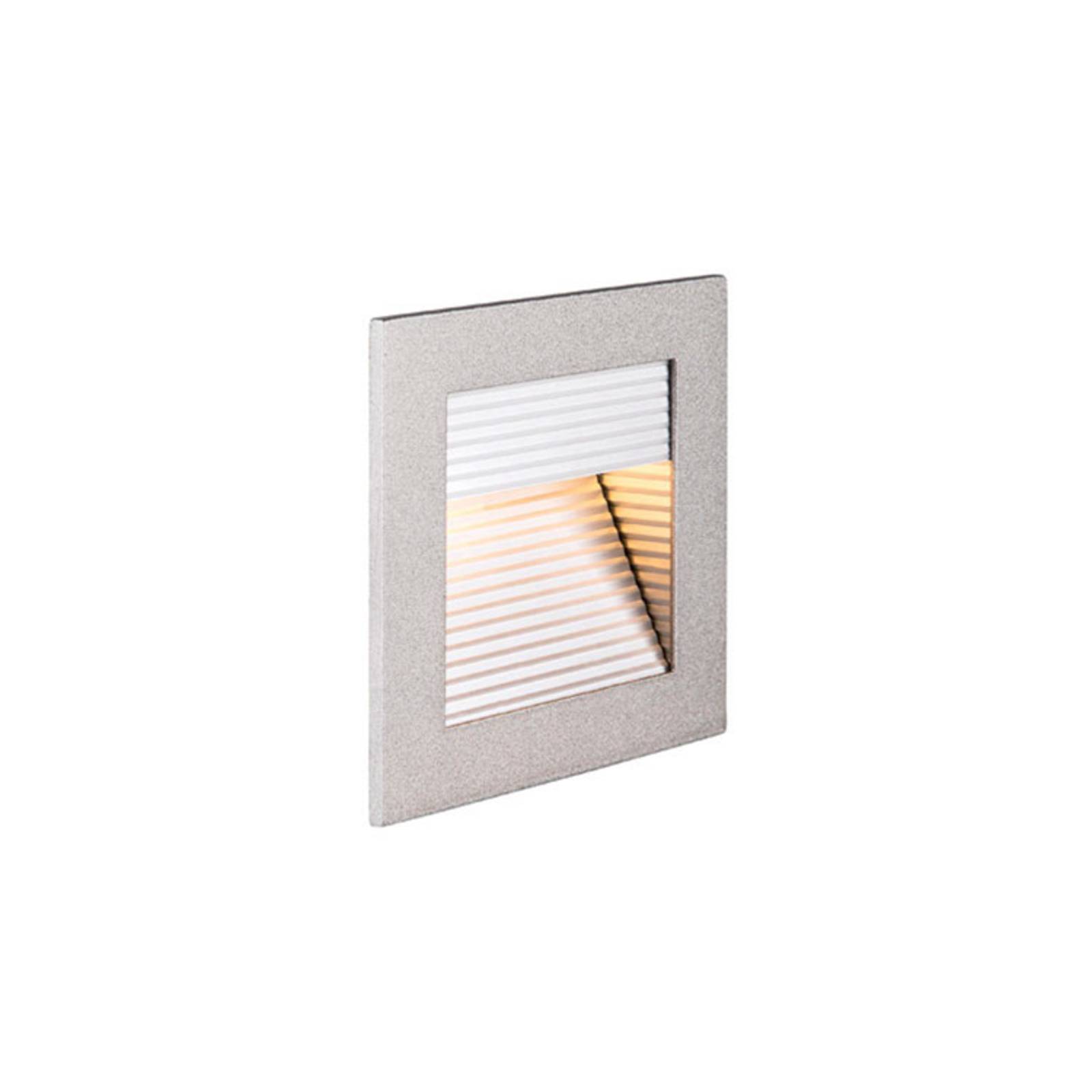 SLV Frame Curve LED inbouwlamp zilver – Lampen24
