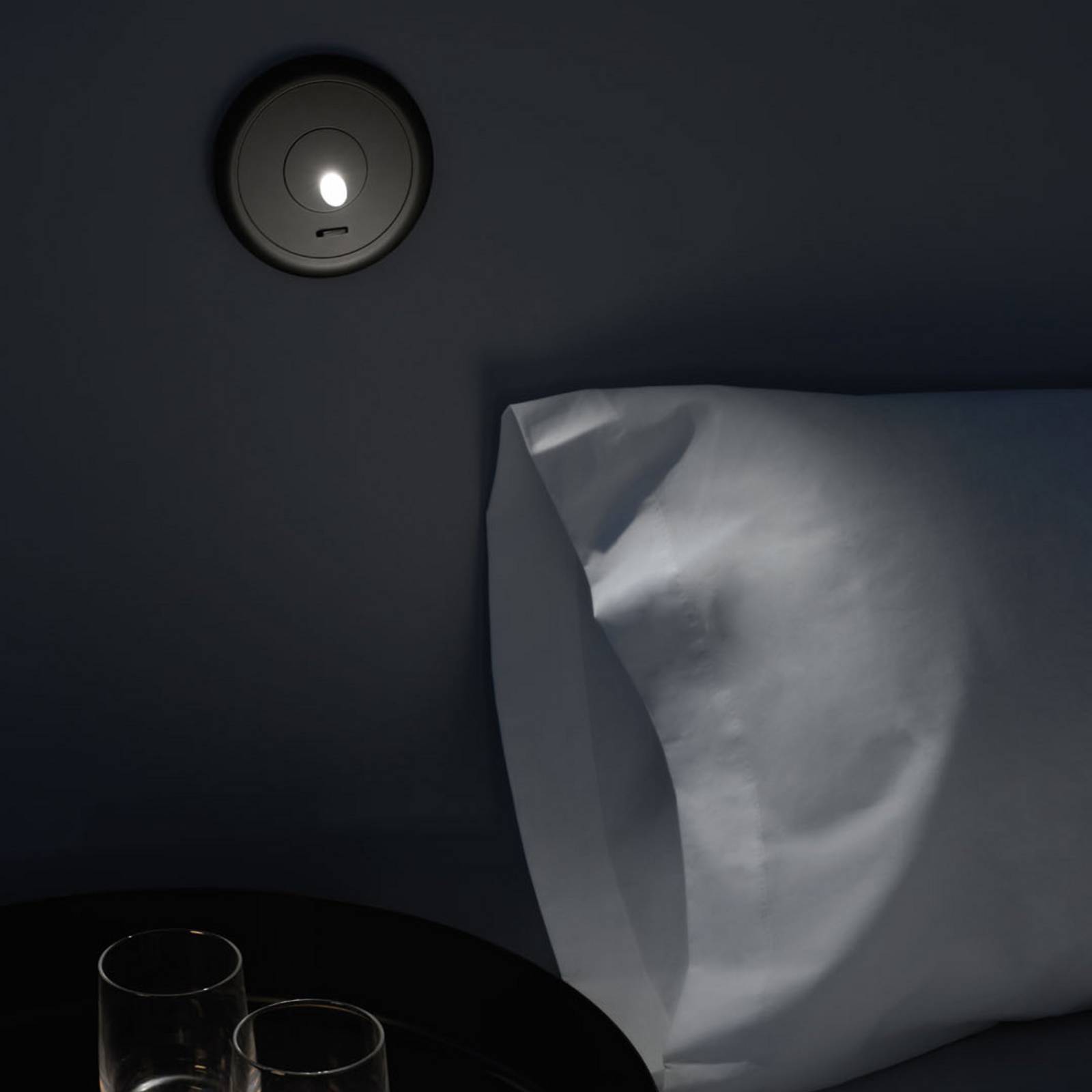 LEDS-C4 Radar LED wand inbouwlamp 3.000K zwart – Lampen24