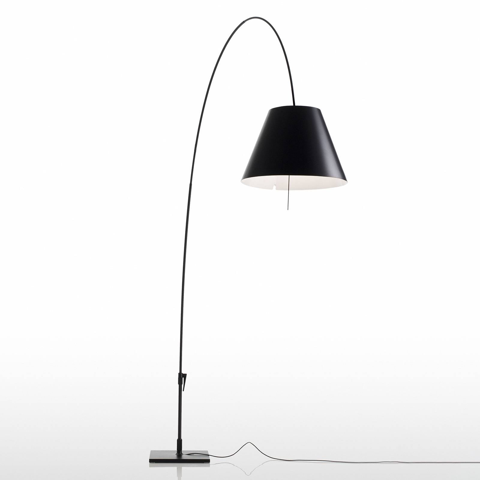 Luceplan Lady Costanza booglamp, zwart, dimbaar – Lampen24