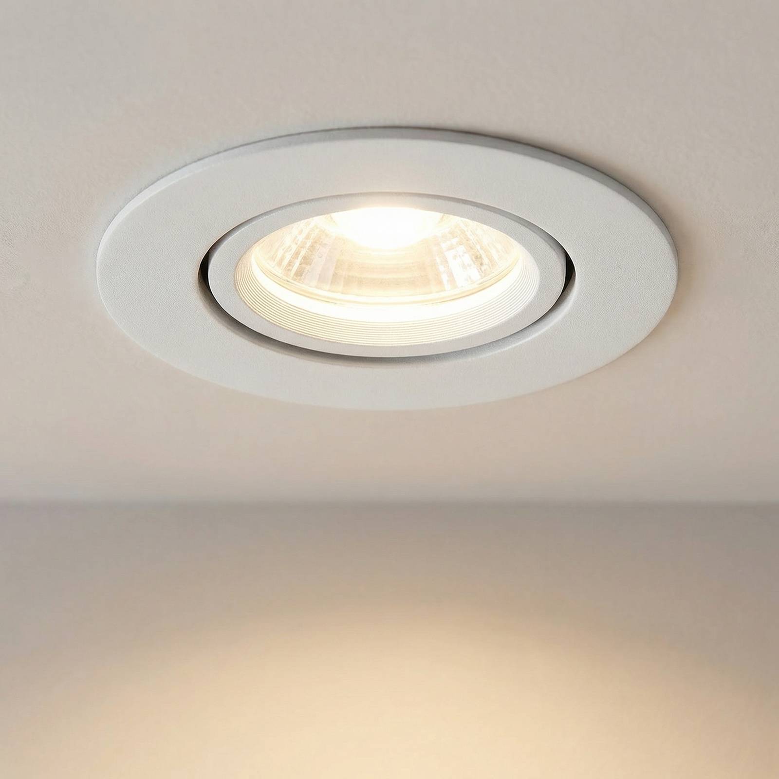 MEGATRON LED inbouwspot Decoclic GU10/GU5.3, rond, wit – Lampen24