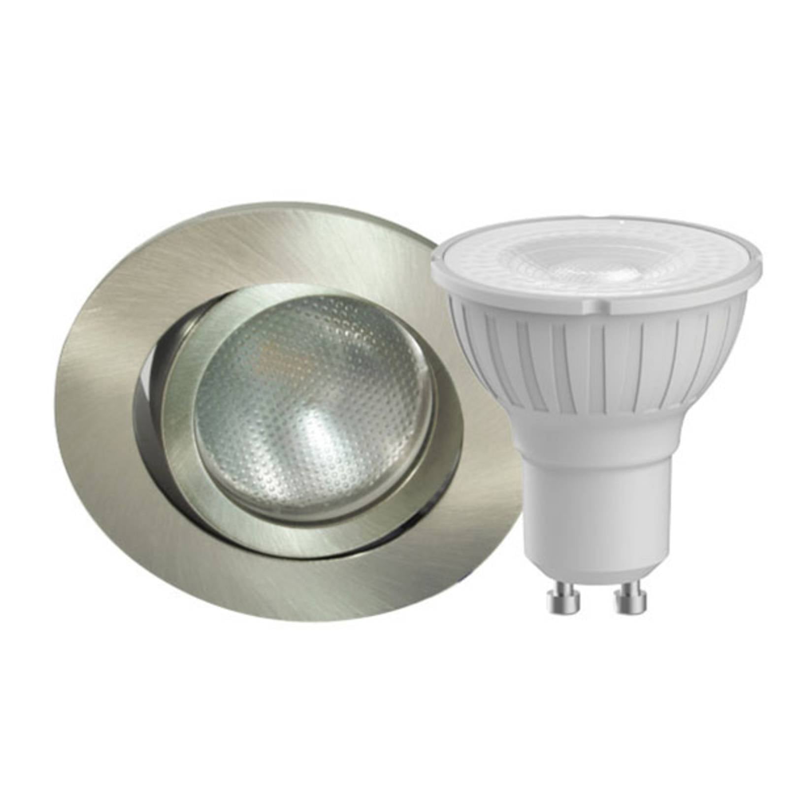 Megatron DecoclicSet LED inbouwspot GU10 5W ijzer – Lampen24