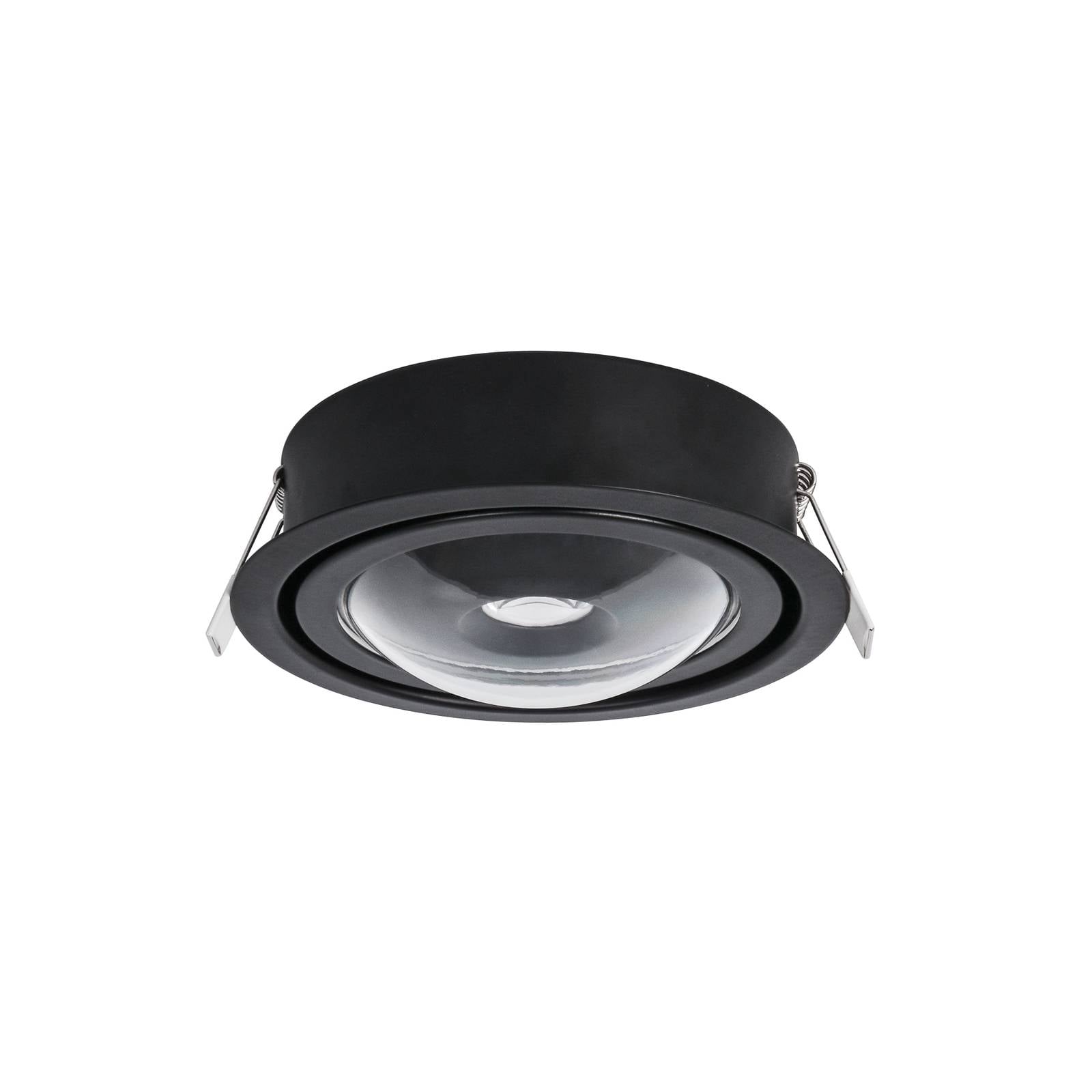 Megatron Solo Intro LED inbouwlamp, matzwart – Lampen24