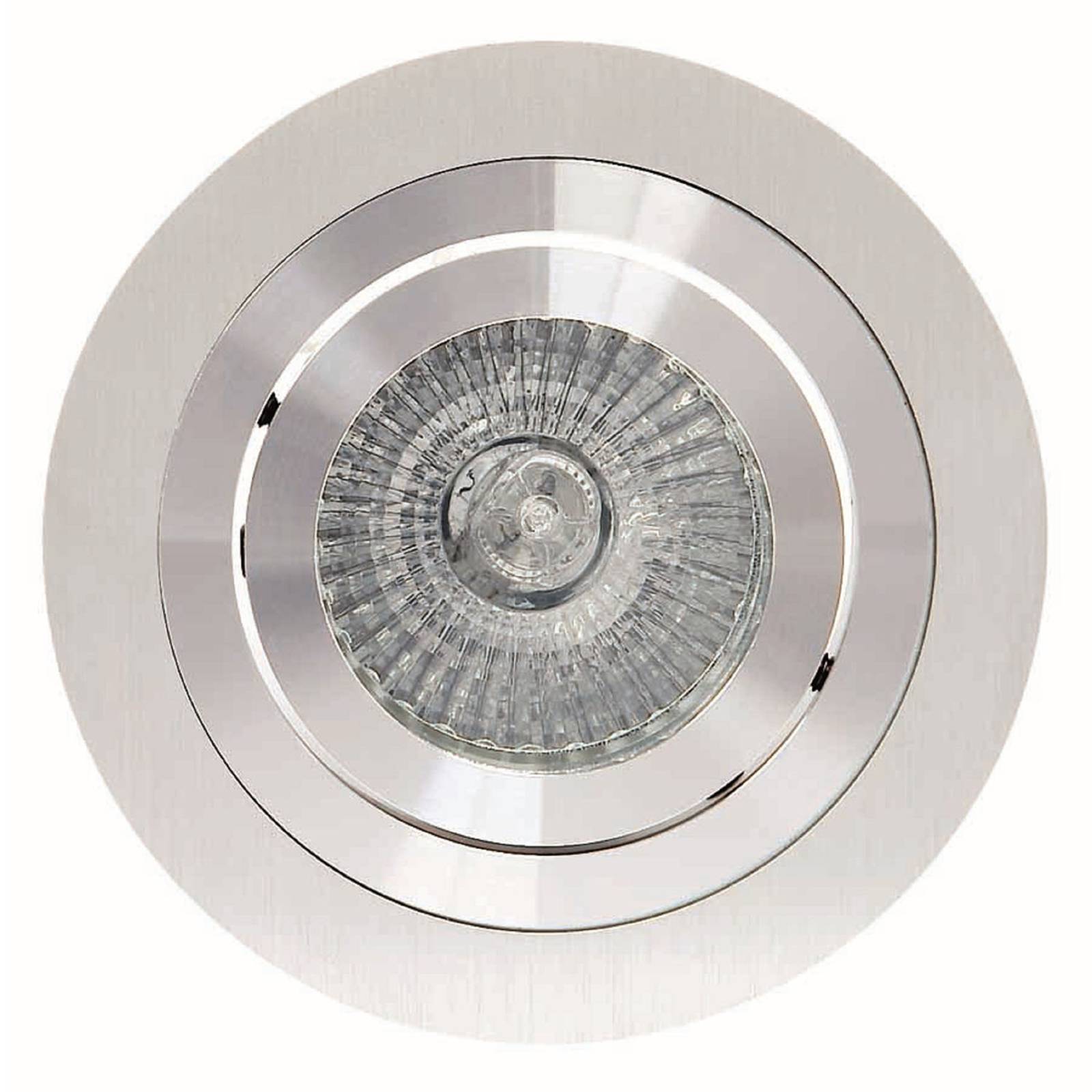 Mantra Iluminación Básico inbouwlamp, rond, satijn nikkel – Lampen24