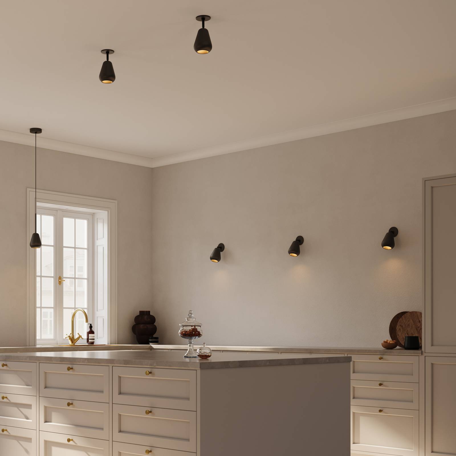 Nuura Aps Nuura inbouwspot Anoli Spot Recessed, Ø 10 cm, zwart – Lampen24