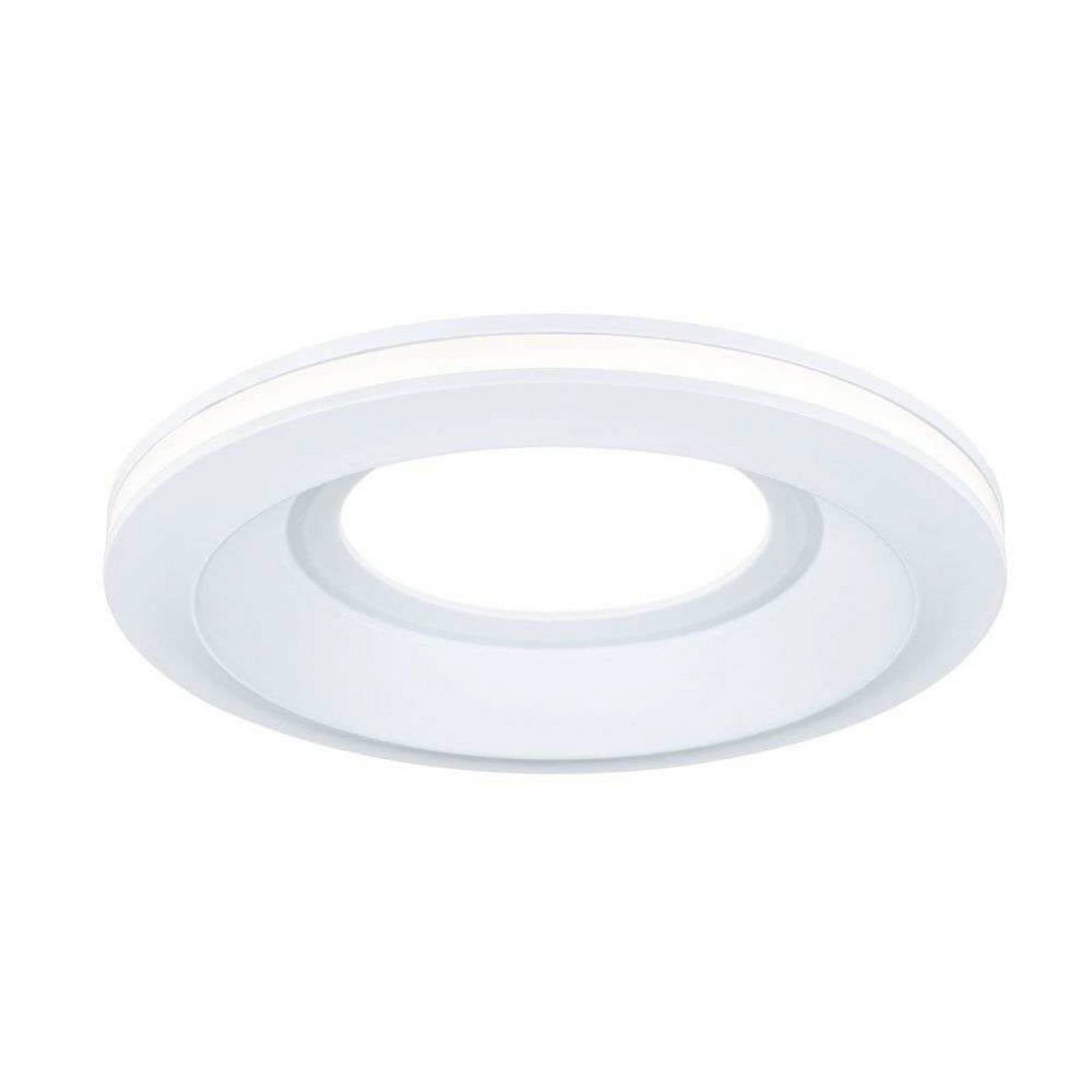 Paulmann LED inbouwlamp Sormus wit, Ø 10 cm, IP65, set van 3 – Lampen24