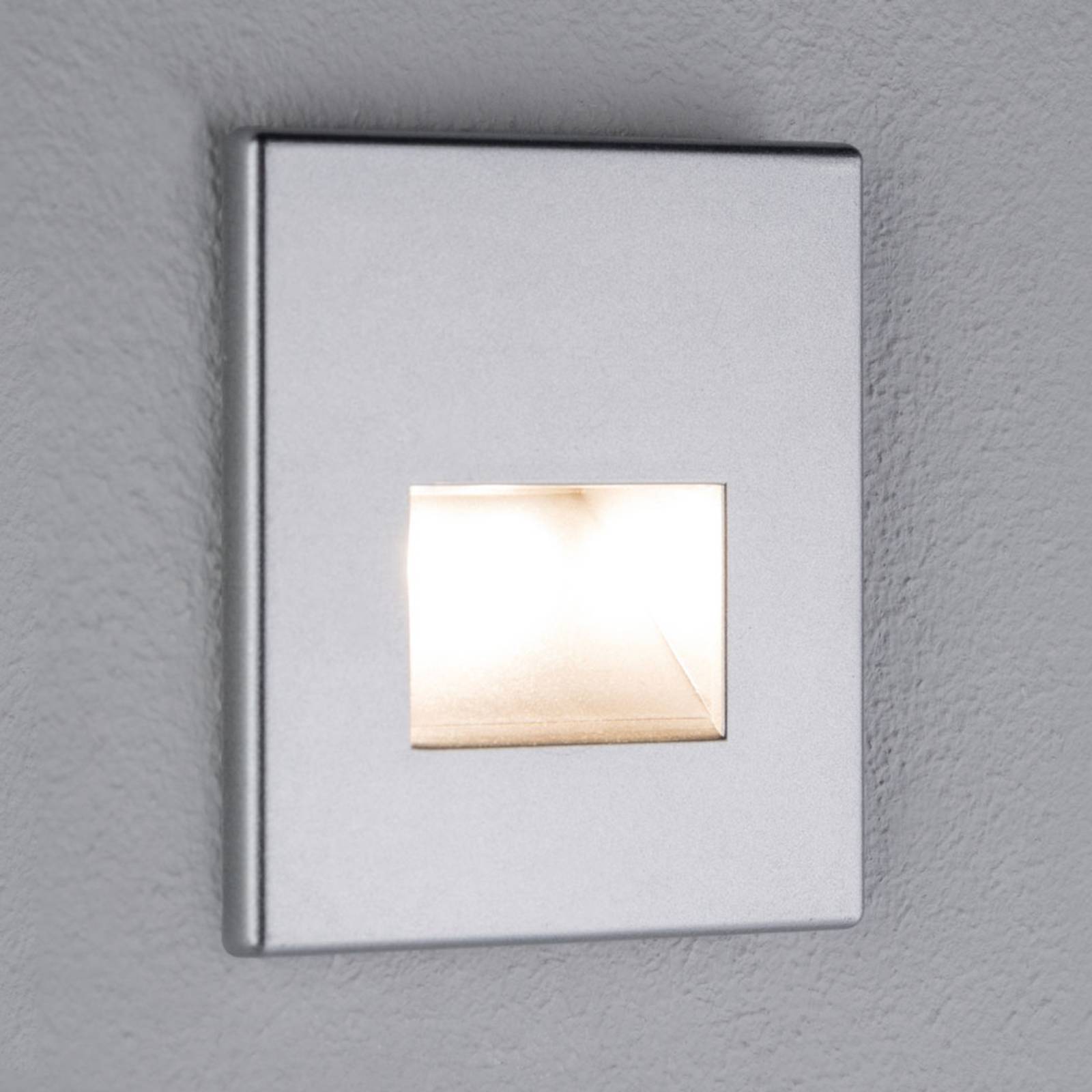 Paulmann LED wand inbouwlamp EDGE, chroom mat – Lampen24