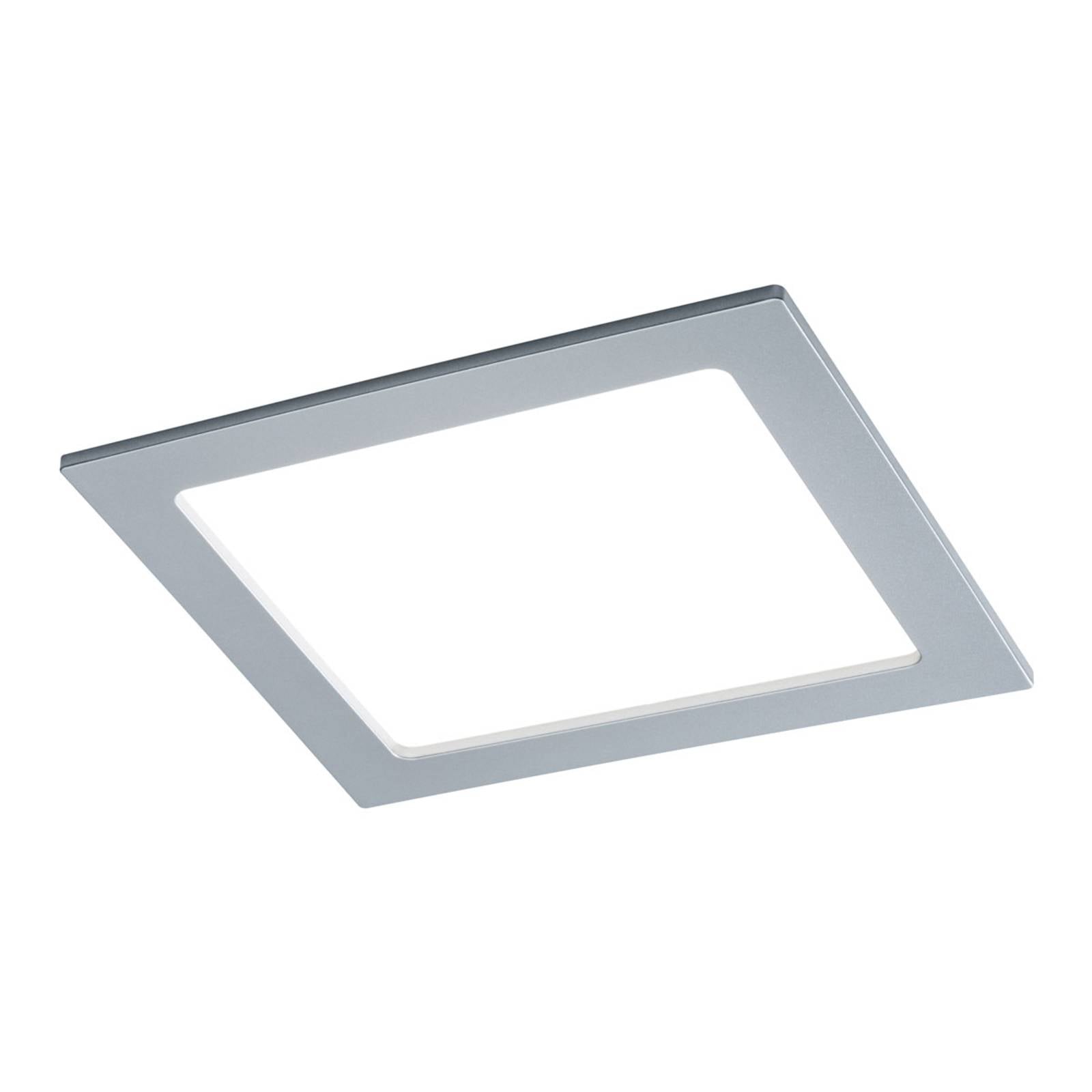 Paulmann LED-inbouwpaneel hoekig 18W 4.000K chroom – Lampen24