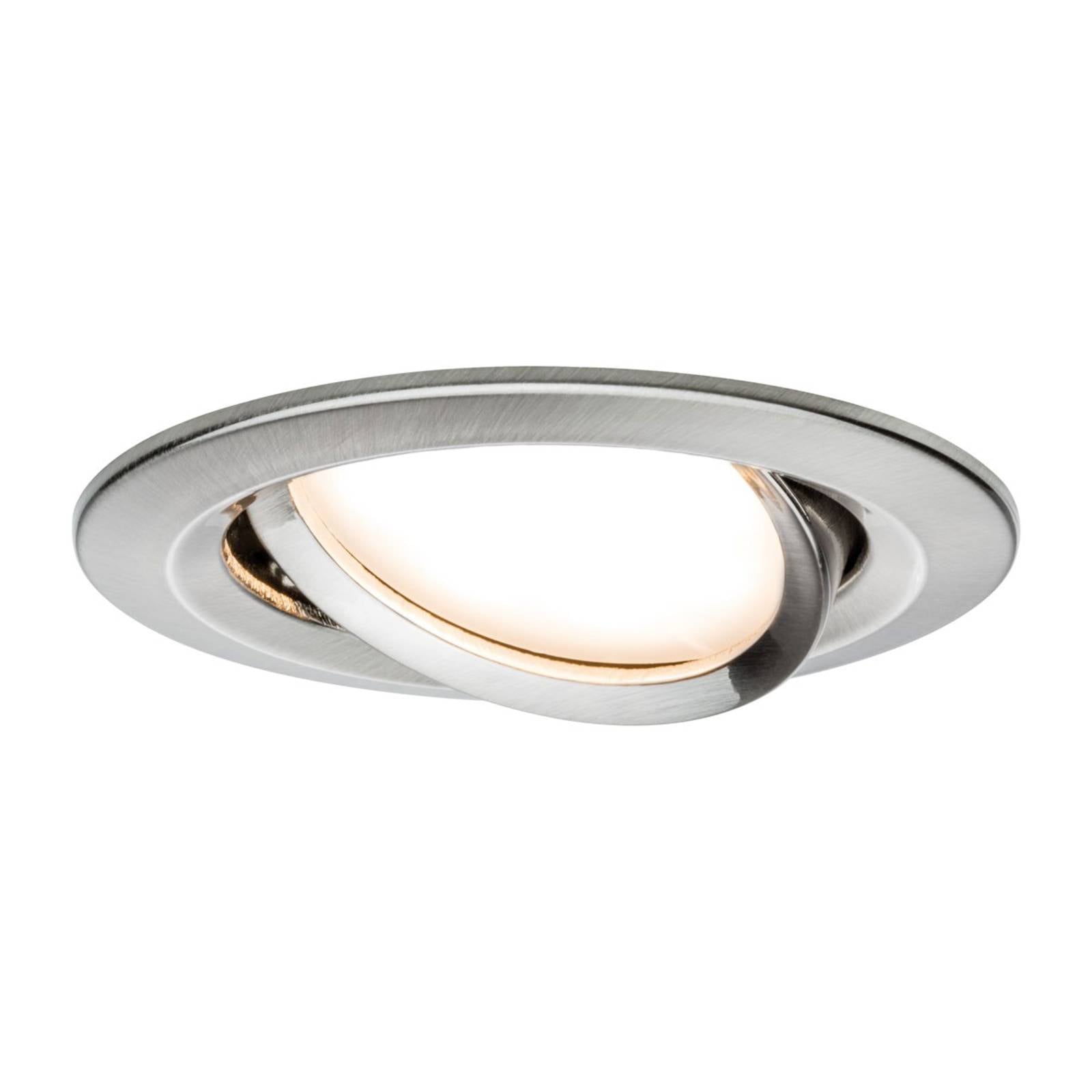 Paulmann spot Nova Coin rond, kantelbaar, ijzer – Lampen24