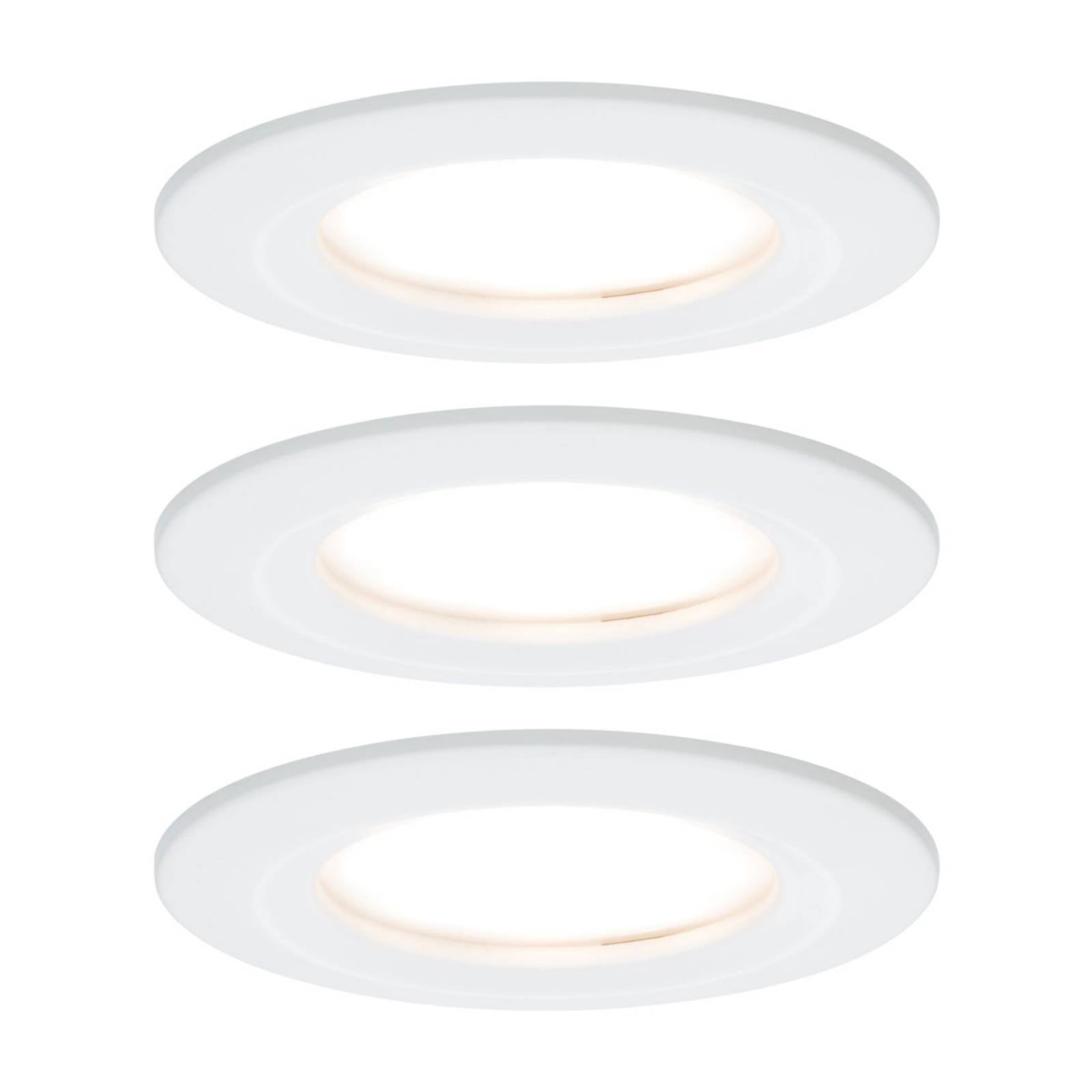 Paulmann LED inbouwspot Nova Coin 3 wit rond dimbaar – Lampen24