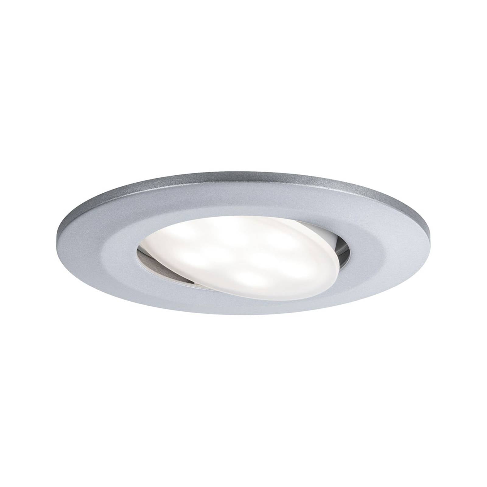 Paulmann Calla chroom dimbaar en draaibaar 4.000 K Ø 9 cm set van 10 – Lampen24