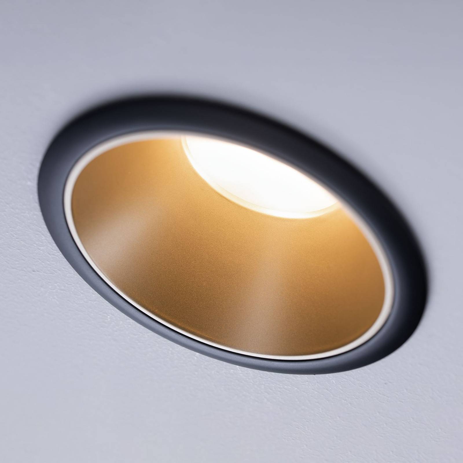 Paulmann Cole LED Spotlight, goud-zwart – Lampen24