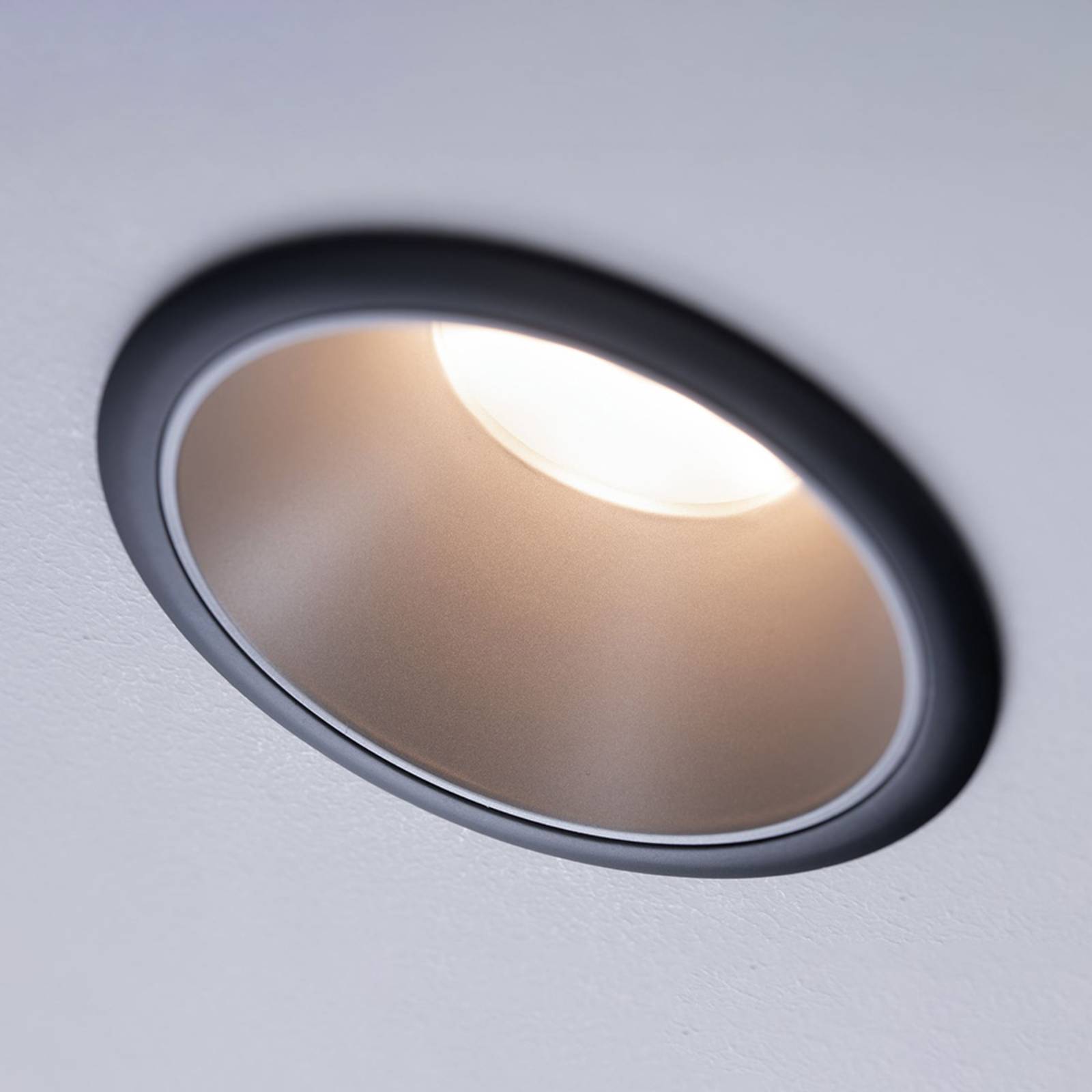Paulmann Cole LED-spot zilver-zwart set van 3 – Lampen24