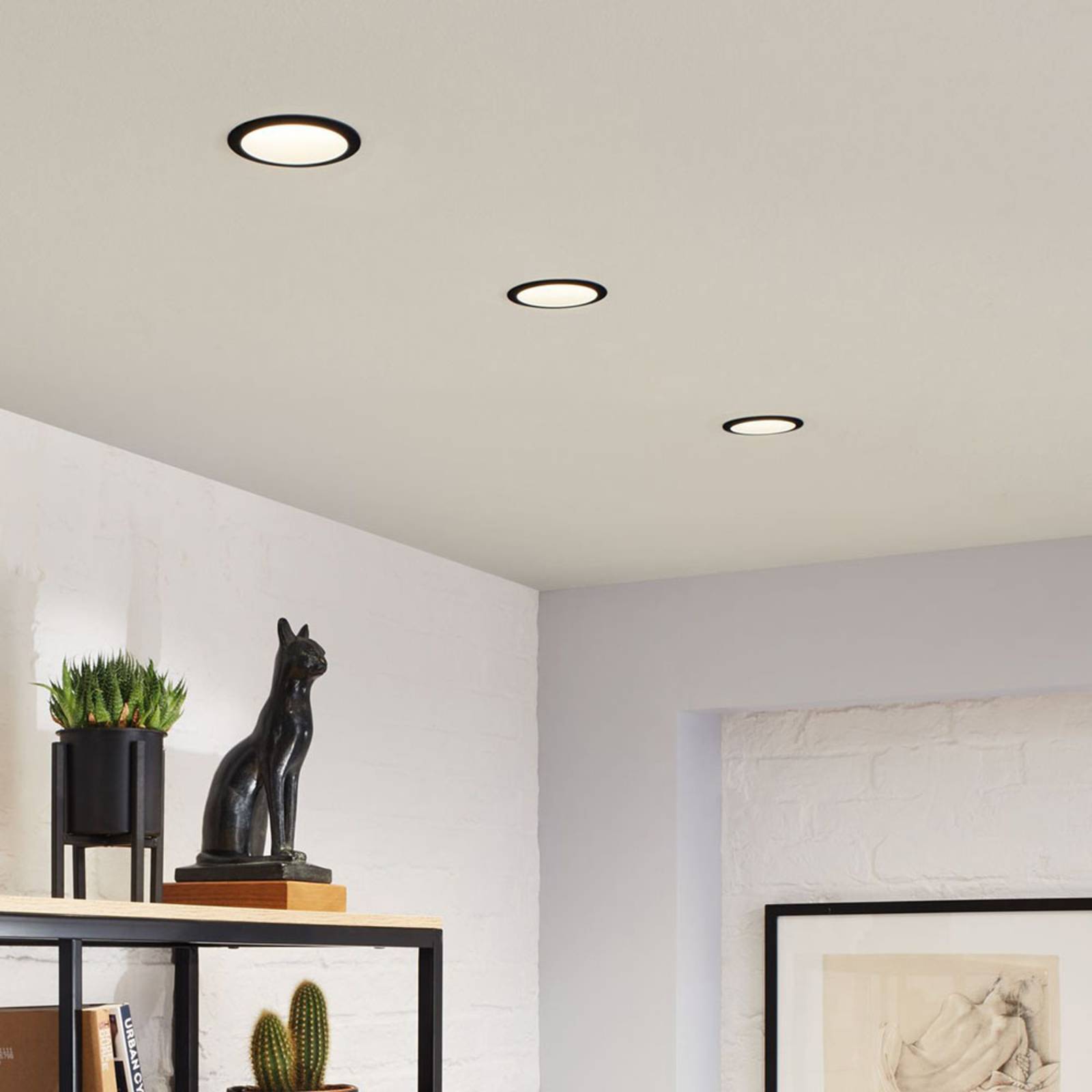 Paulmann Cole Spot GU10, zwart/zilver – Lampen24