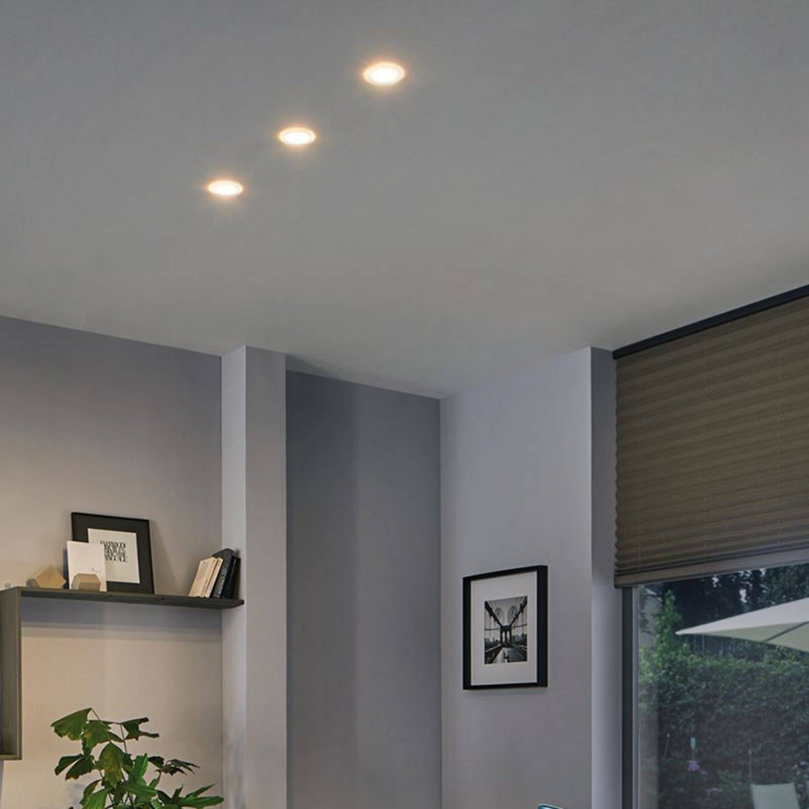 Paulmann Suon LED inbouwlamp, dimbaar, per 3 – Lampen24