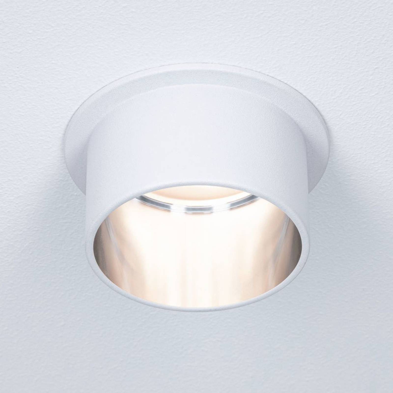 Paulmann Gil LED inbouwlamp wit/ijzer 3 per set – Lampen24