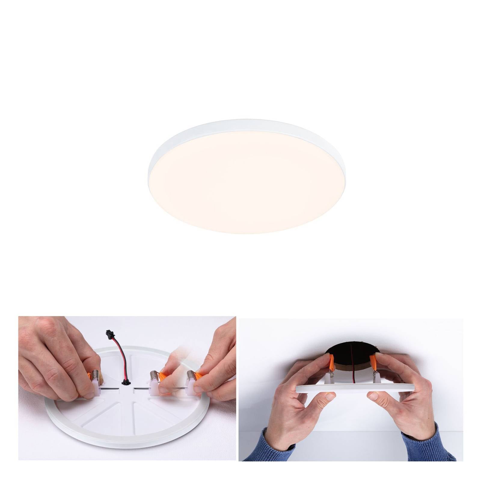 Paulmann Veluna Edge LED inbouw IP44 3.000K Ø 12cm – Lampen24