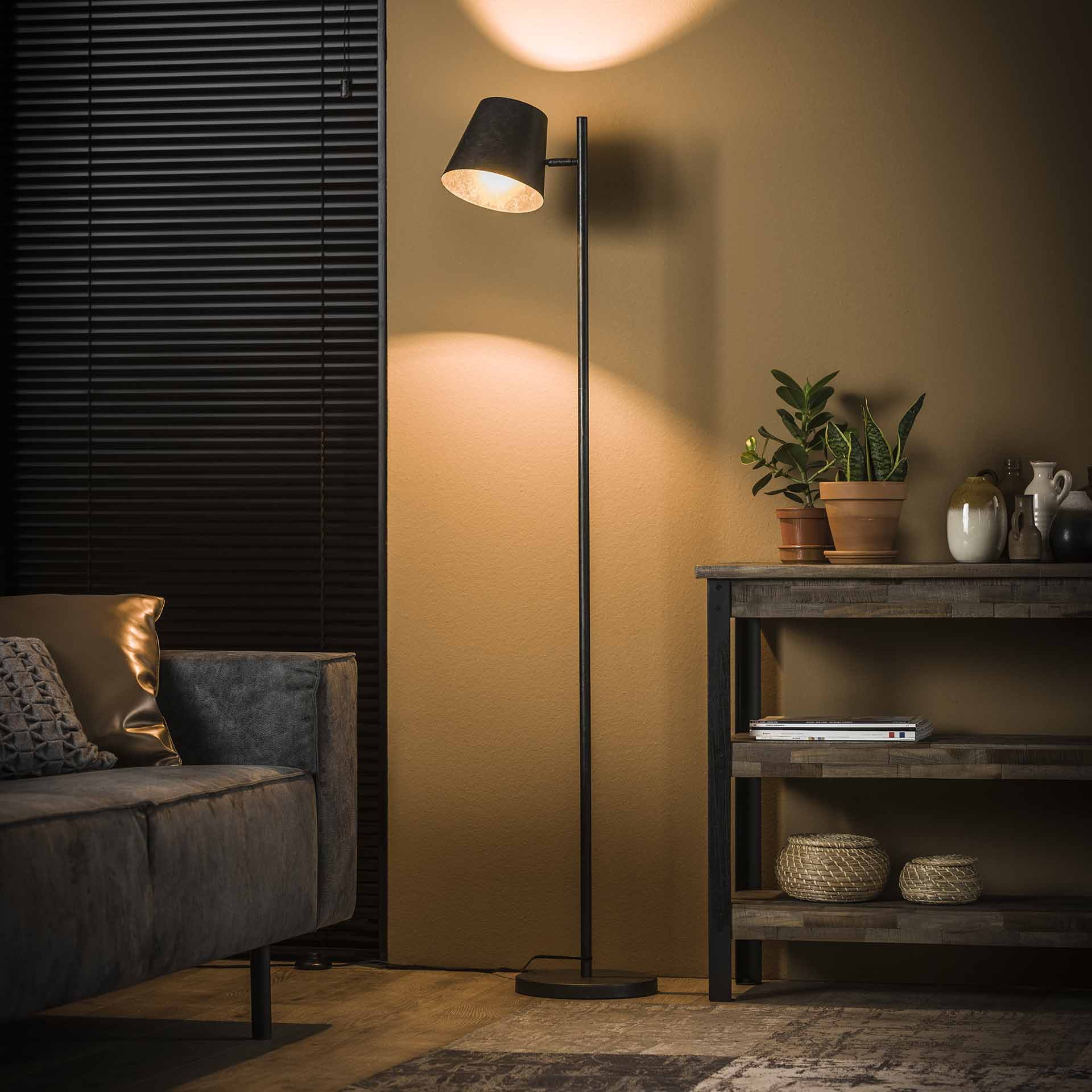 Vloerlamp Telly 157cm - Charcoal