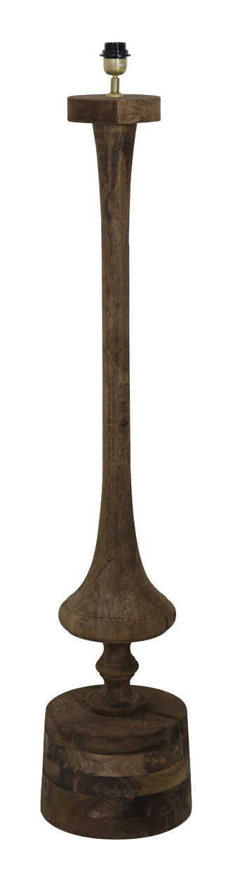 Light & Living Vloerlamp Ronin - Donkerbruin Hout