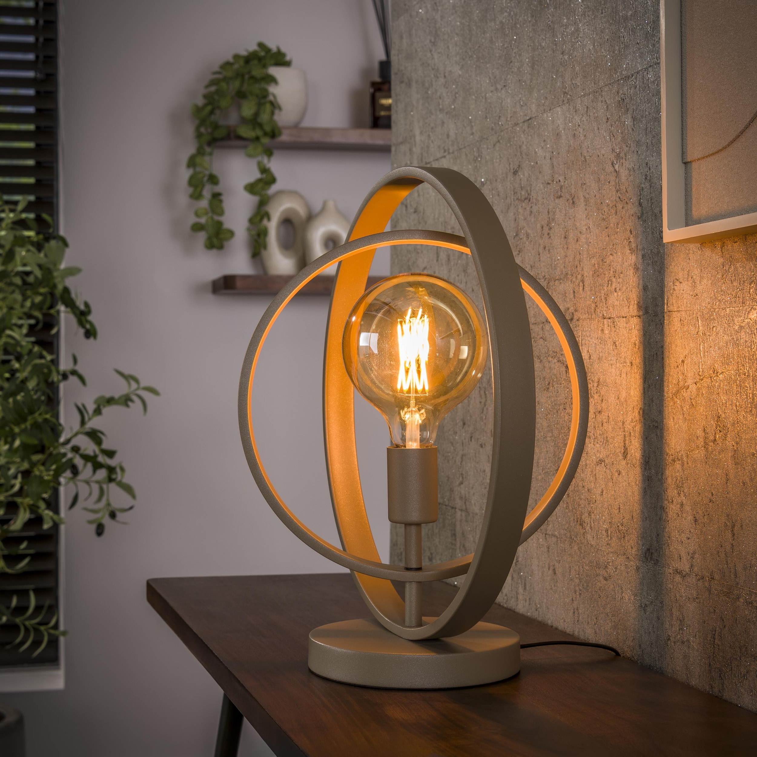 LifestyleFurn Tafellamp Tricia 1-lamps - Beige