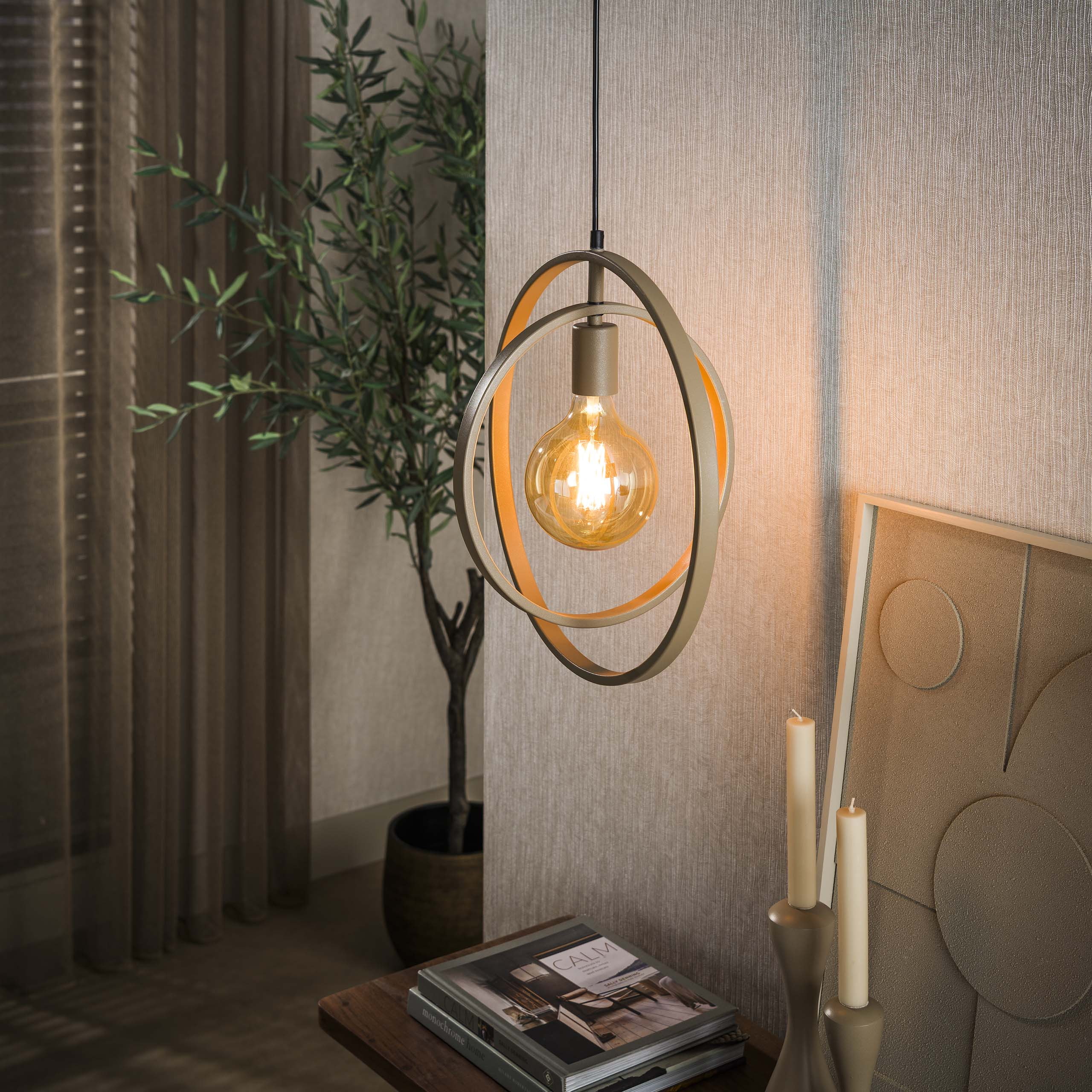 LifestyleFurn Hanglamp Tricia - Beige
