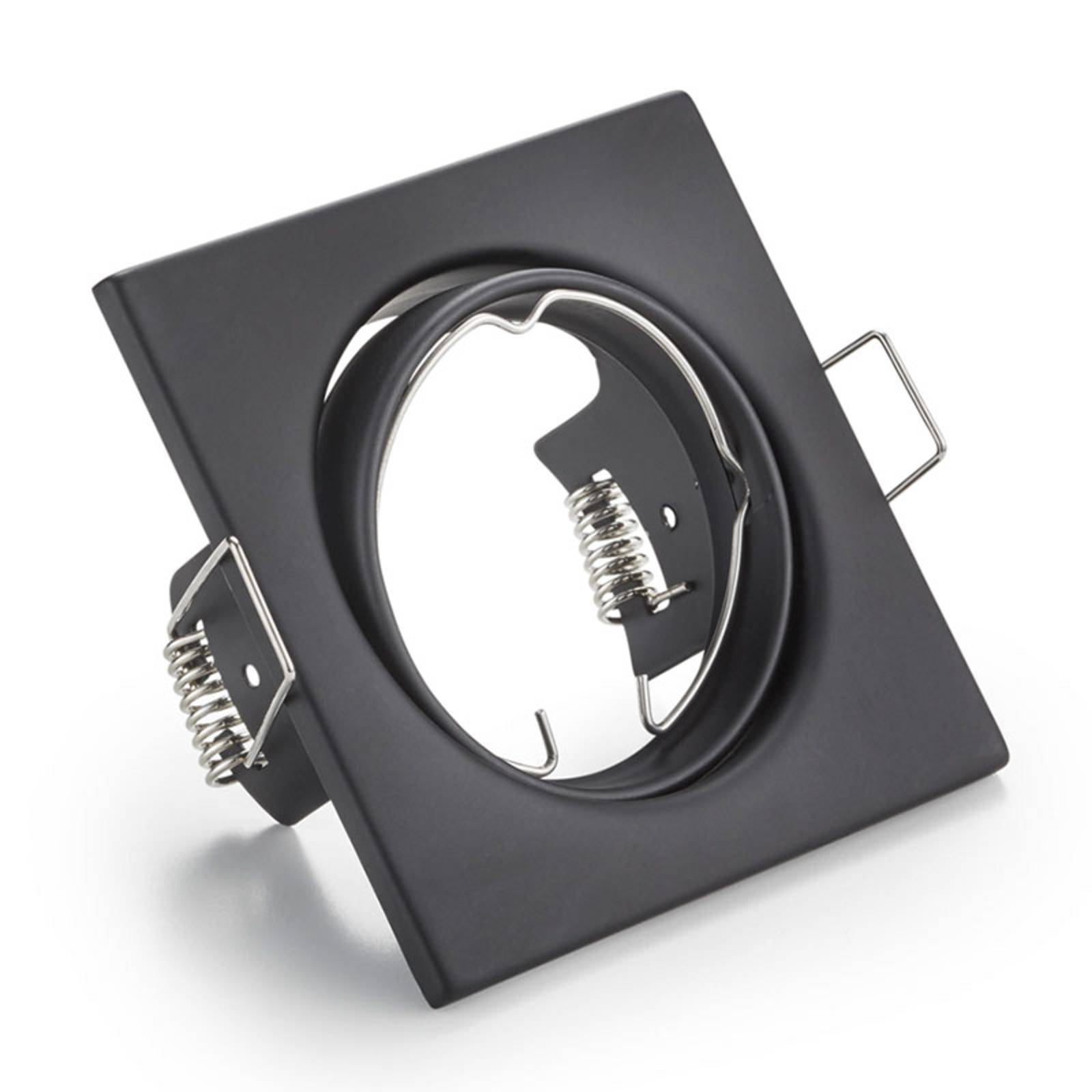 Trio Lighting Draaibare downlight Jura in zwart – Lampen24