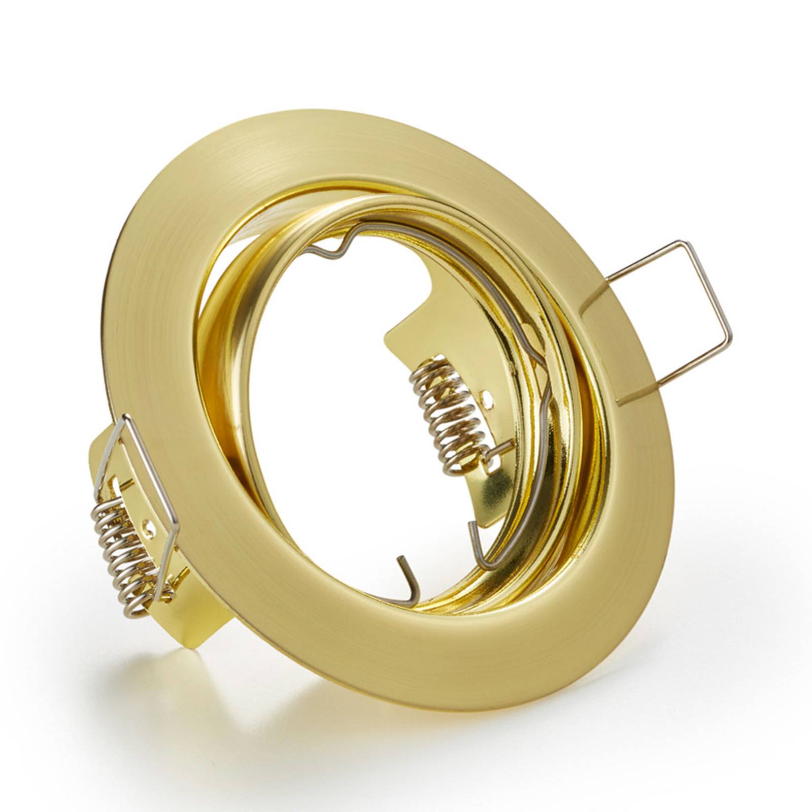 Trio Lighting Ronde inbouwlamp Jura in messing – Lampen24