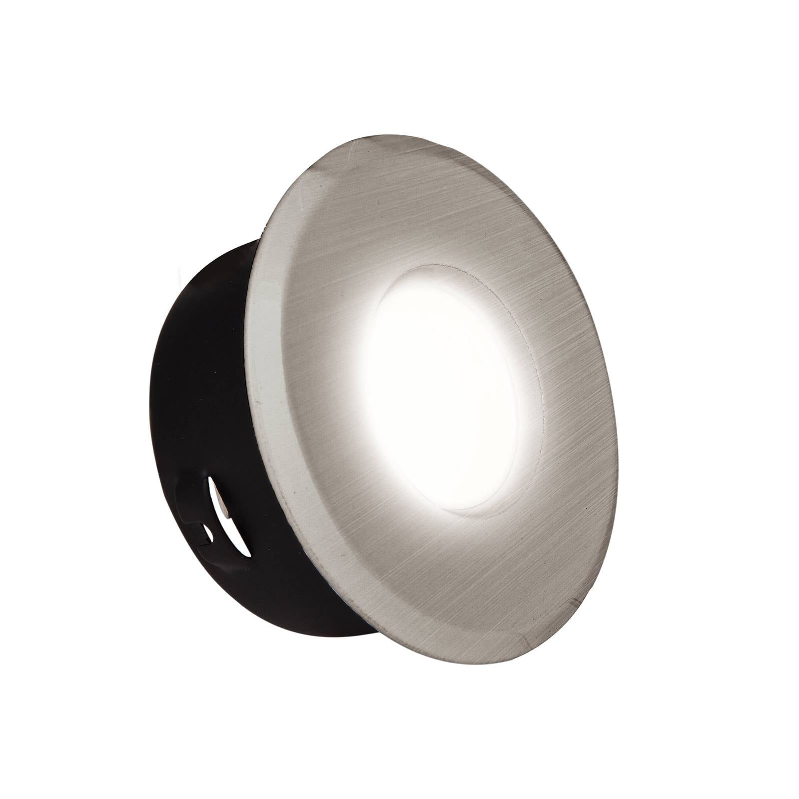 Heitronic Hoogspanning-inbouwspot DL7001, ijzer geborsteld – Lampen24