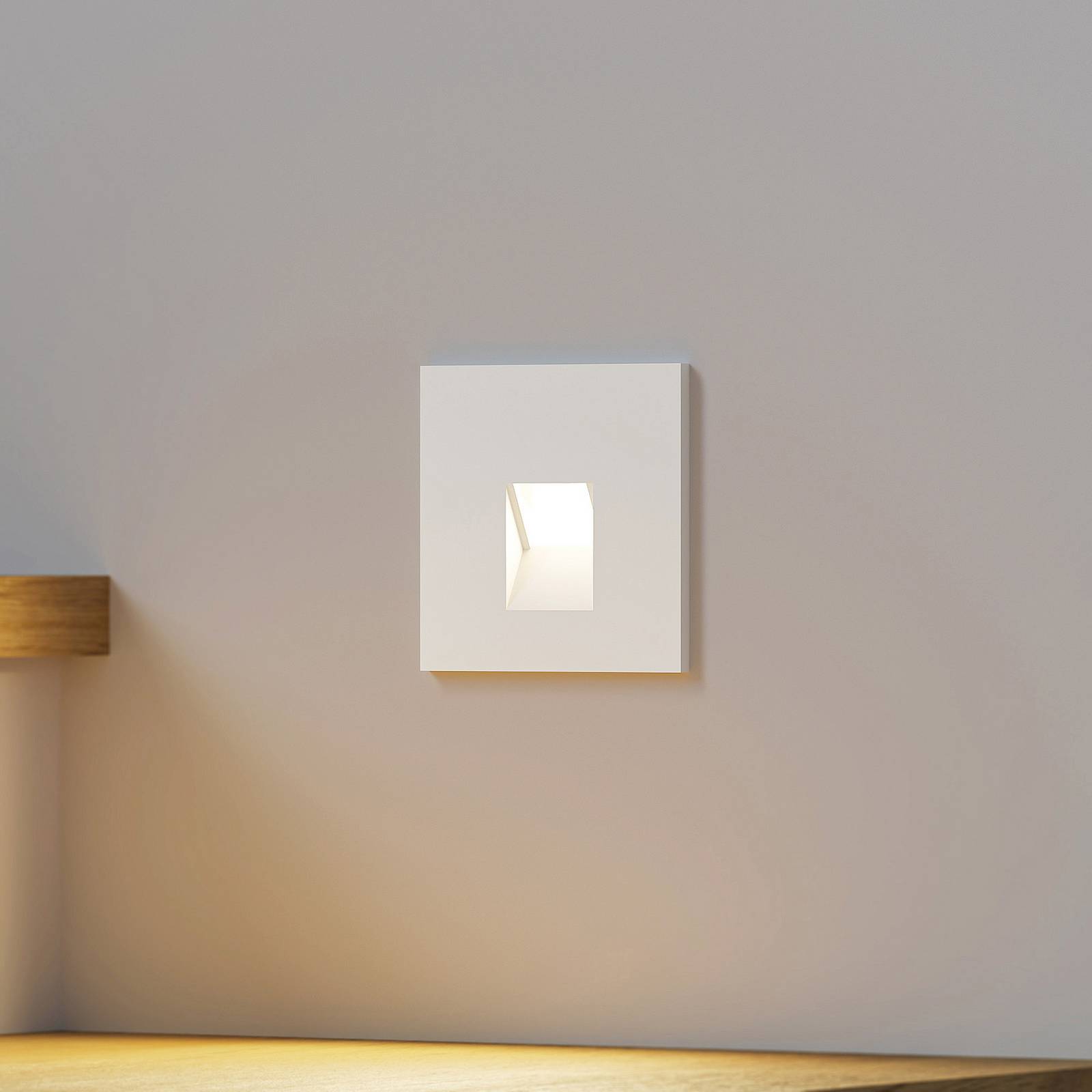 Arcchio LED inbouwlamp Vexi, 7,5 cm x 7,5 cm, wit, CCT – Lampen24