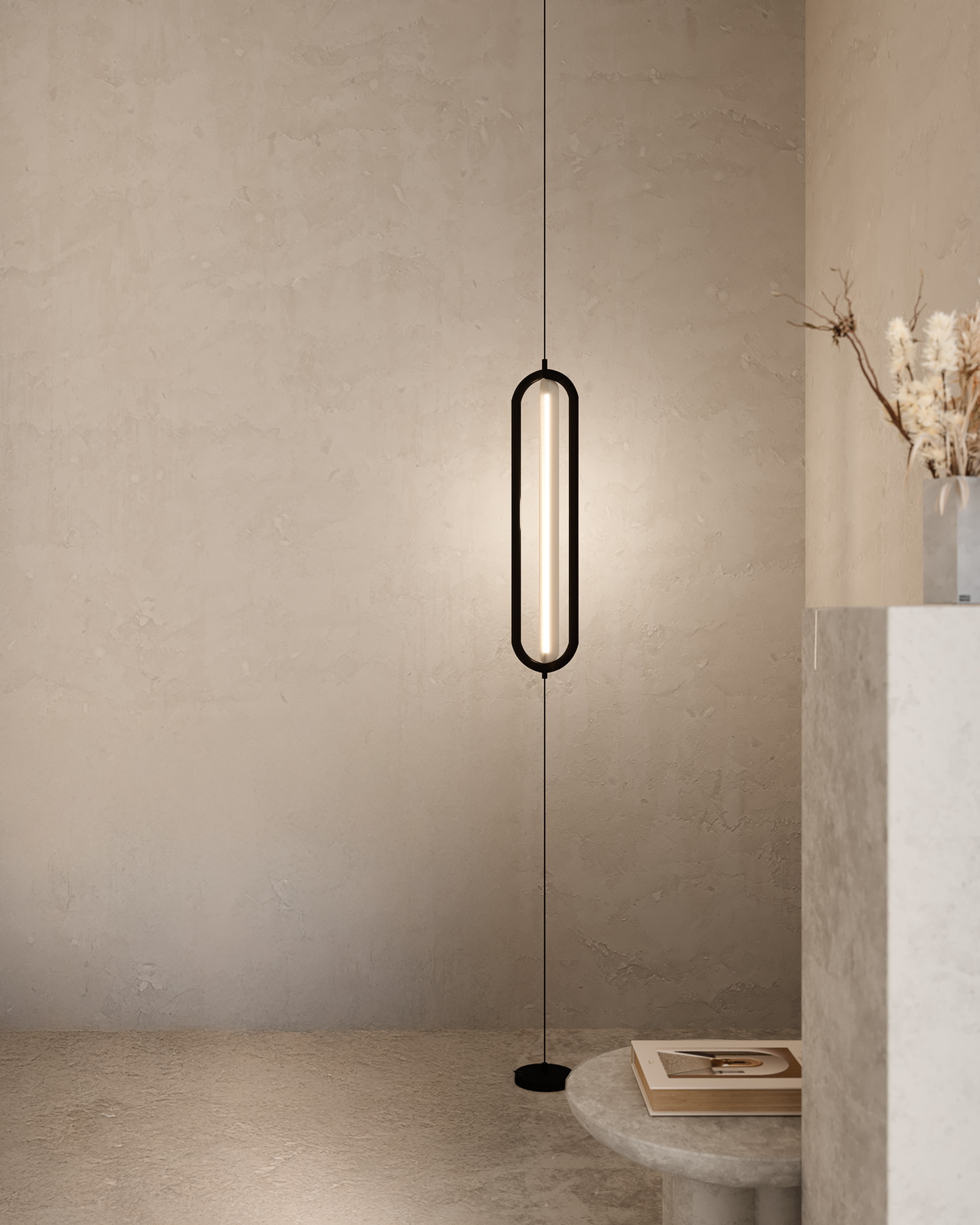 Kave Home Plafondlamp Bow - Zwart