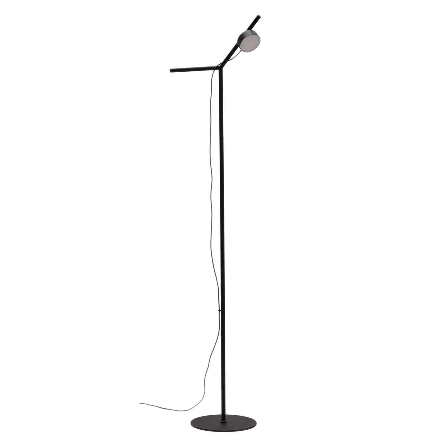 Kave Home Vloerlamp Orey Met verplaatsbare spot - Zwart