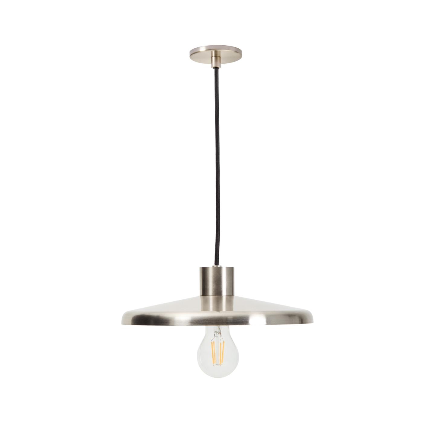 Kave Home Hanglamp Nuvira Gesatineerd metaal - Zilver