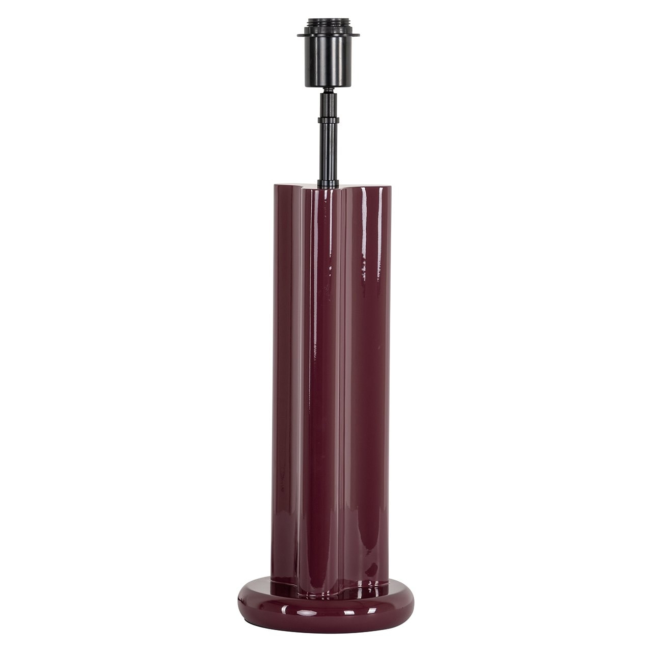 Richmond Tafellamp Alina 55cm - Burgundy (excl. kap)