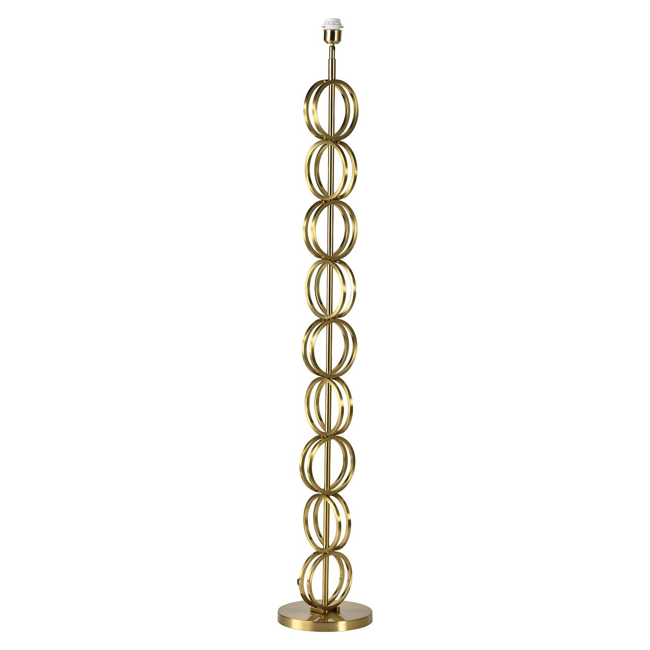 Richmond Vloerlamp Blizz 156cm hoog - Goud (excl. kap)
